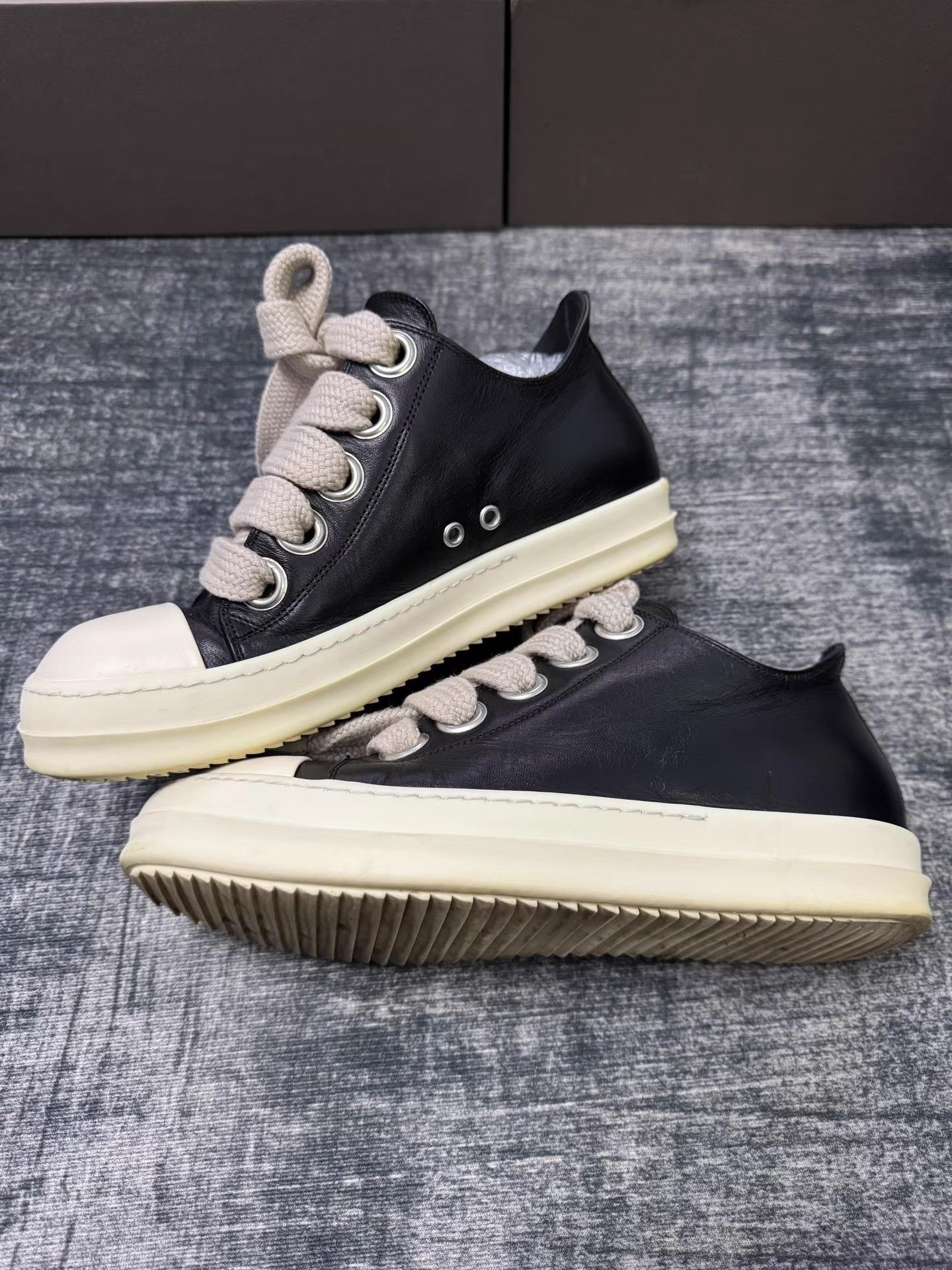Rick Owens Rick Owens Thick Laces Low Top "Big Converse" Size US 7 / EU 40 - 3 Thumbnail