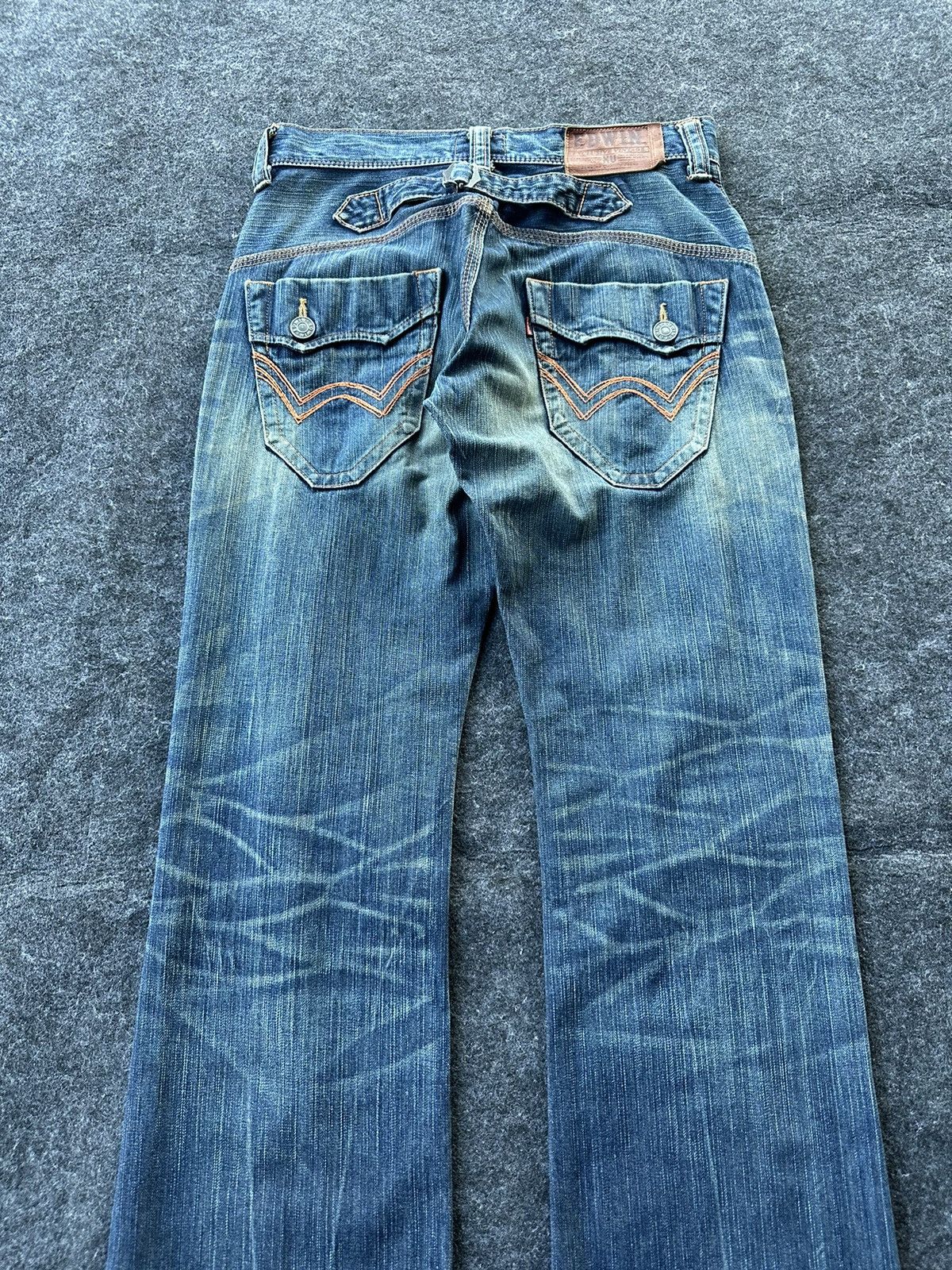 Edwin Vintage Mudwash Edwin Exclusive Flare Denim 30x33 D343 Size US 30 / EU 46 - 6 Thumbnail