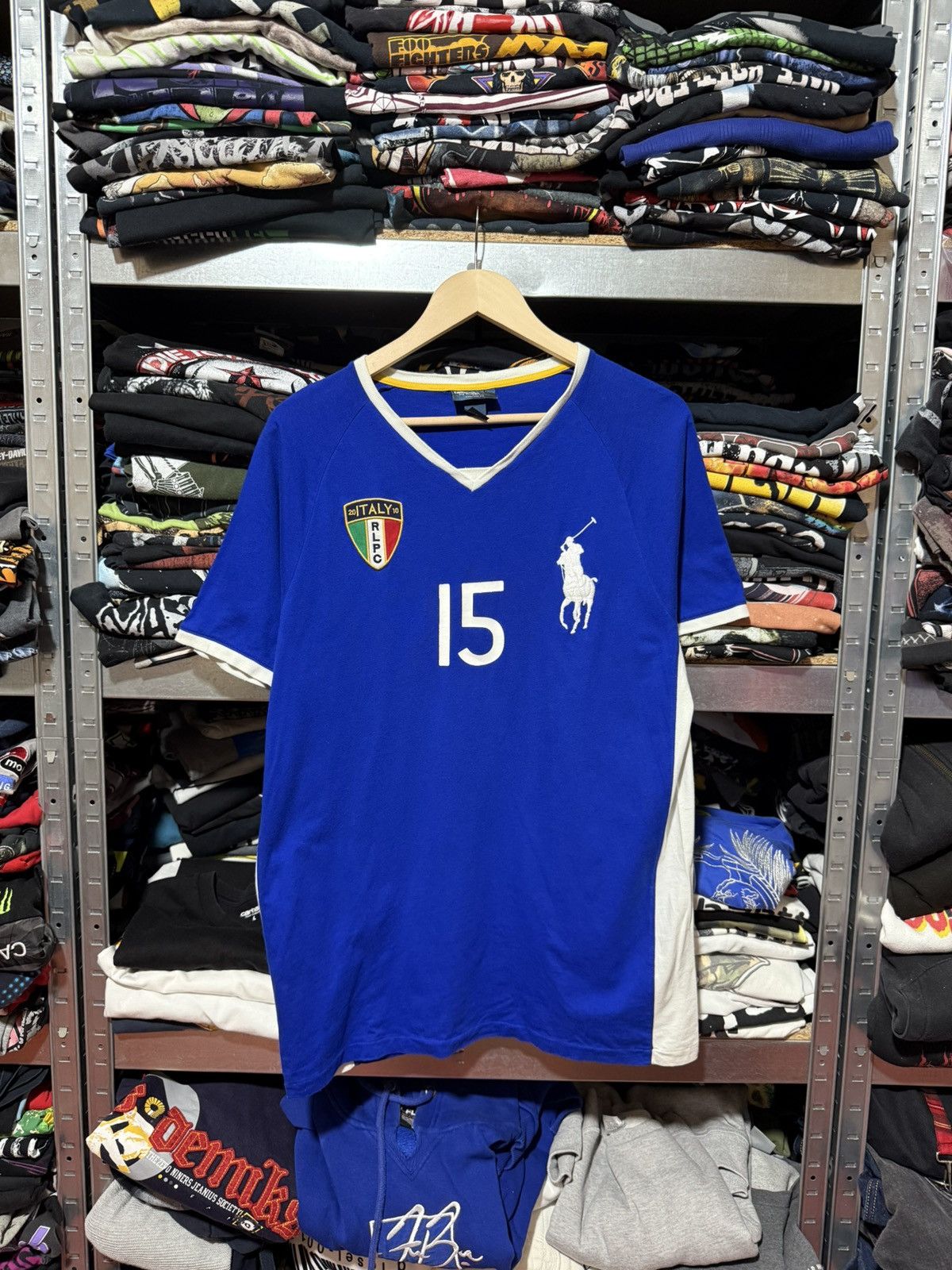 Polo Ralph Lauren Vintage 2010 Polo Ralph Lauren Italy 15 T-Shirt Y2K Hype Size US L / EU 52-54 / 3 - 1 Thumbnail