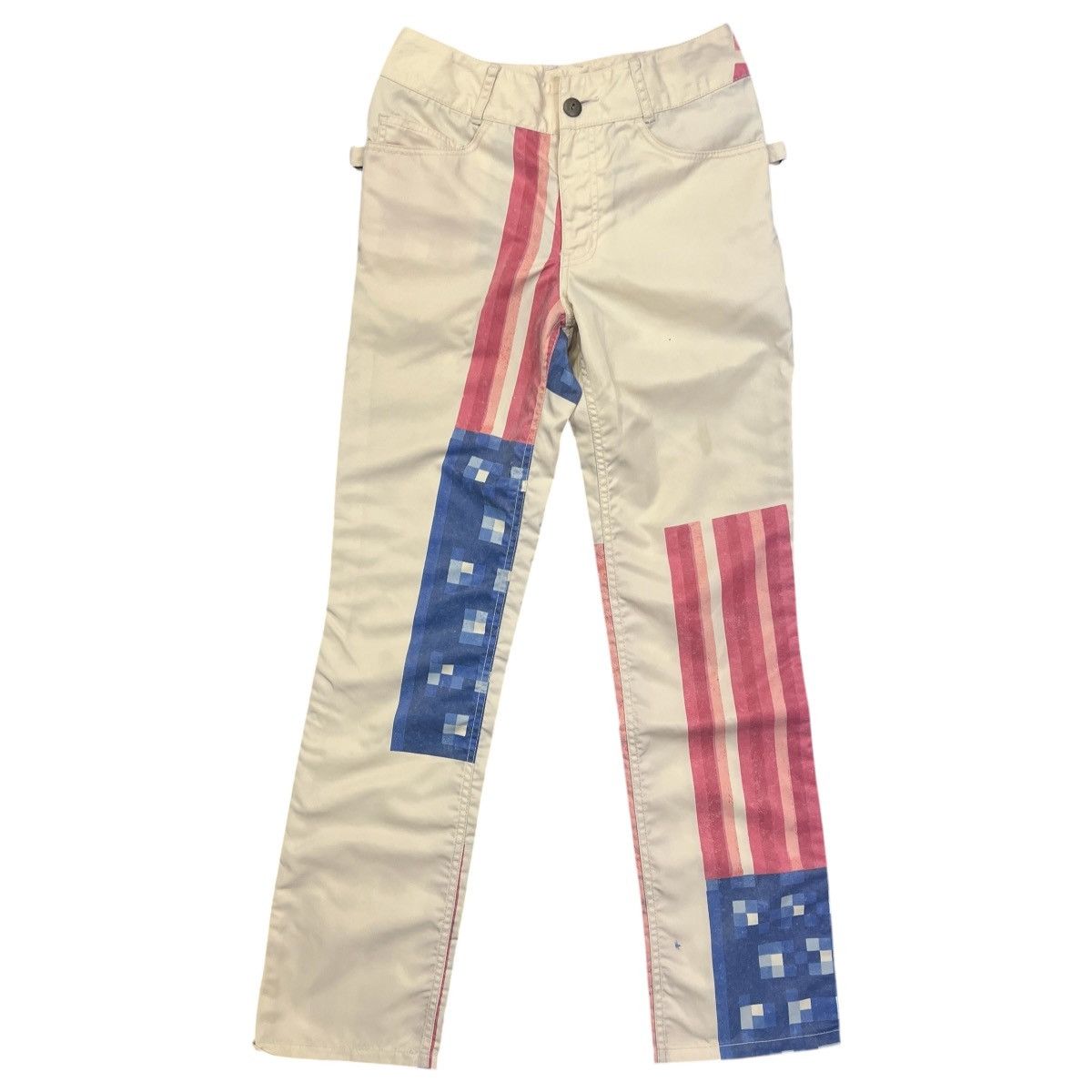 Beauty Beast BEAUTY BEAST 1996AW Digital American Flag Nylon Pants Size US 28 / EU 44 - 1 Thumbnail