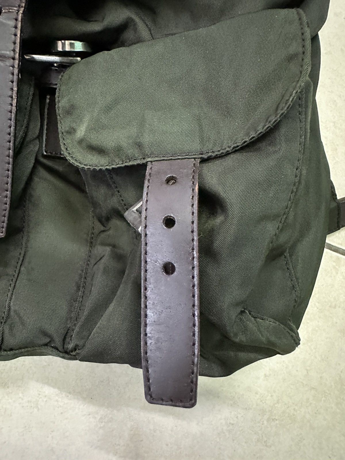 Prada AUTHENTIC VINTAGE PRADA MINI GREEN NYLON BACKPACK Size ONE SIZE - 16 Thumbnail