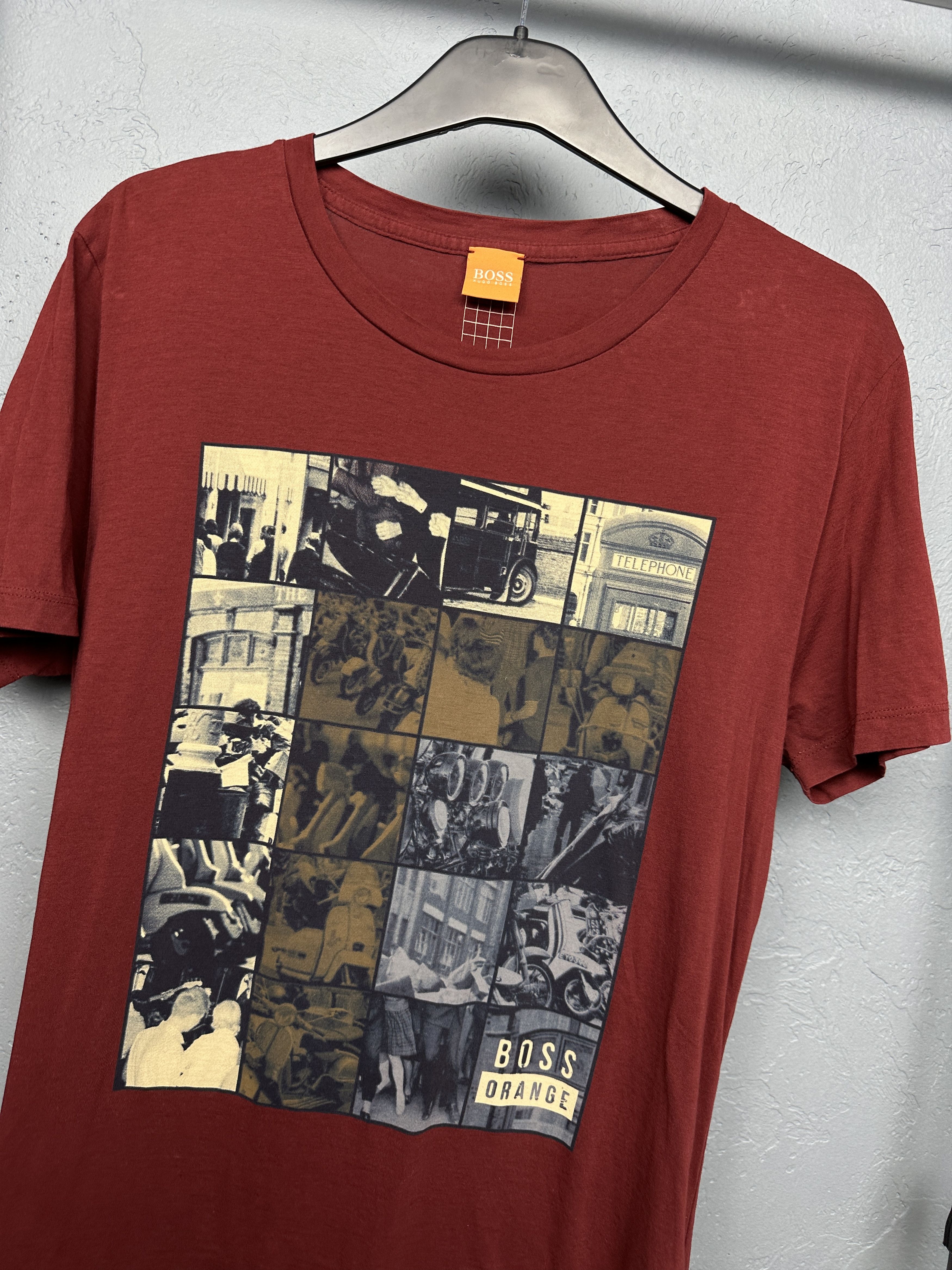 Hugo Boss Hugo Boss Vintage Mens Crew Neck T-Shirt Size US M / EU 48-50 / 2 - 2 Thumbnail
