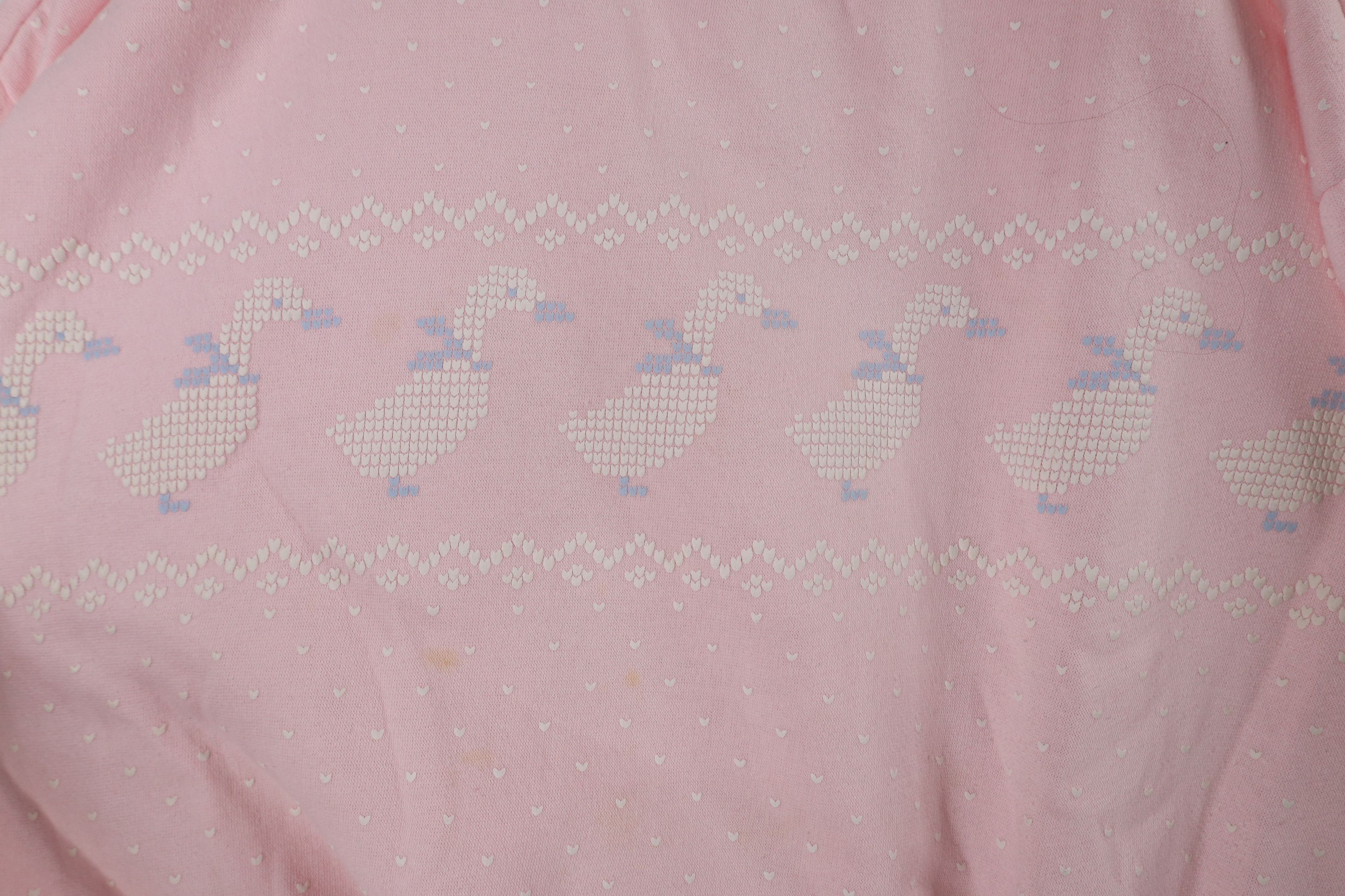 Vintage Vintage 90s Streetwear Fairy Kawaii Duck Heart Sweatshirt Size S / US 4 / IT 40 - 4 Thumbnail