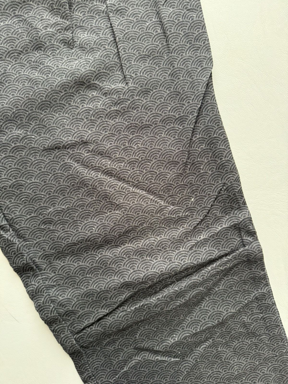Swagger 2010’s SWG Black Platinum Lightweight Seigaiha Suit Pants Size US 32 / EU 48 - 8 Thumbnail