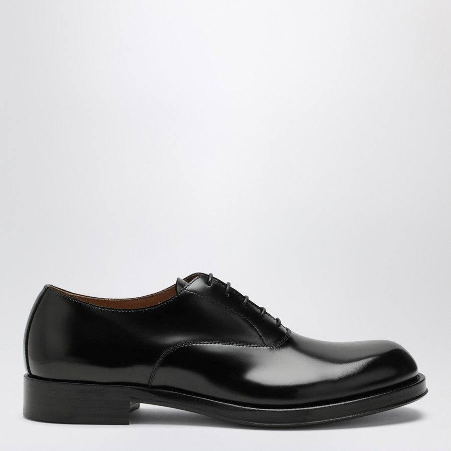 Dries Van Noten o1d2blof0226 Leather Lace-Up Shoes in Black Size US 8 / EU 41 - 1 Thumbnail