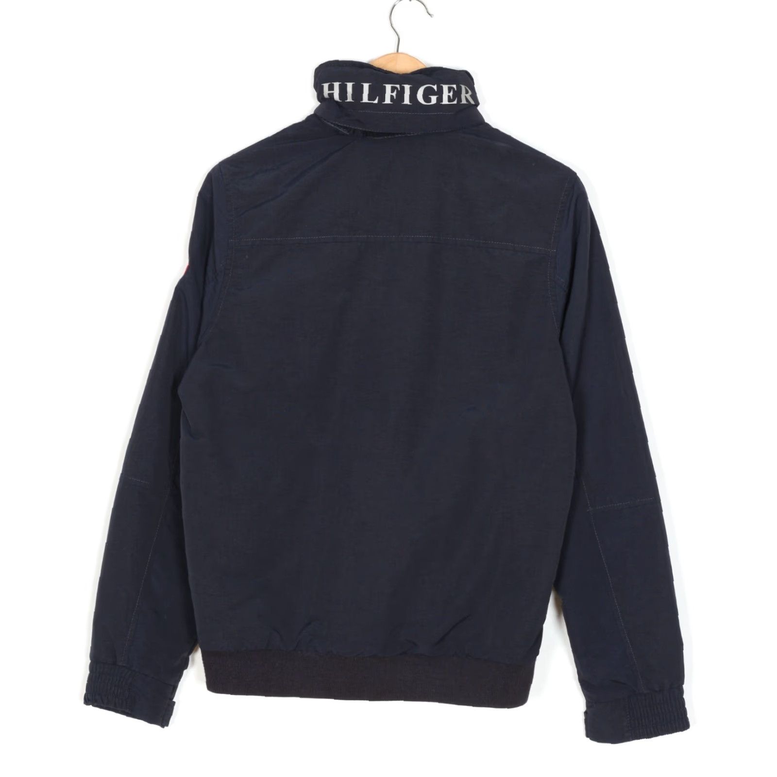 Tommy Hilfiger TOMMY HILFIGER Navy Blue Bomber Jacket Men XS Hidden Hood MJ4202 Jacket Mens XS Navy Blue BOMBER Jacket Size US XS / EU 42 / 0 - 3 Thumbnail