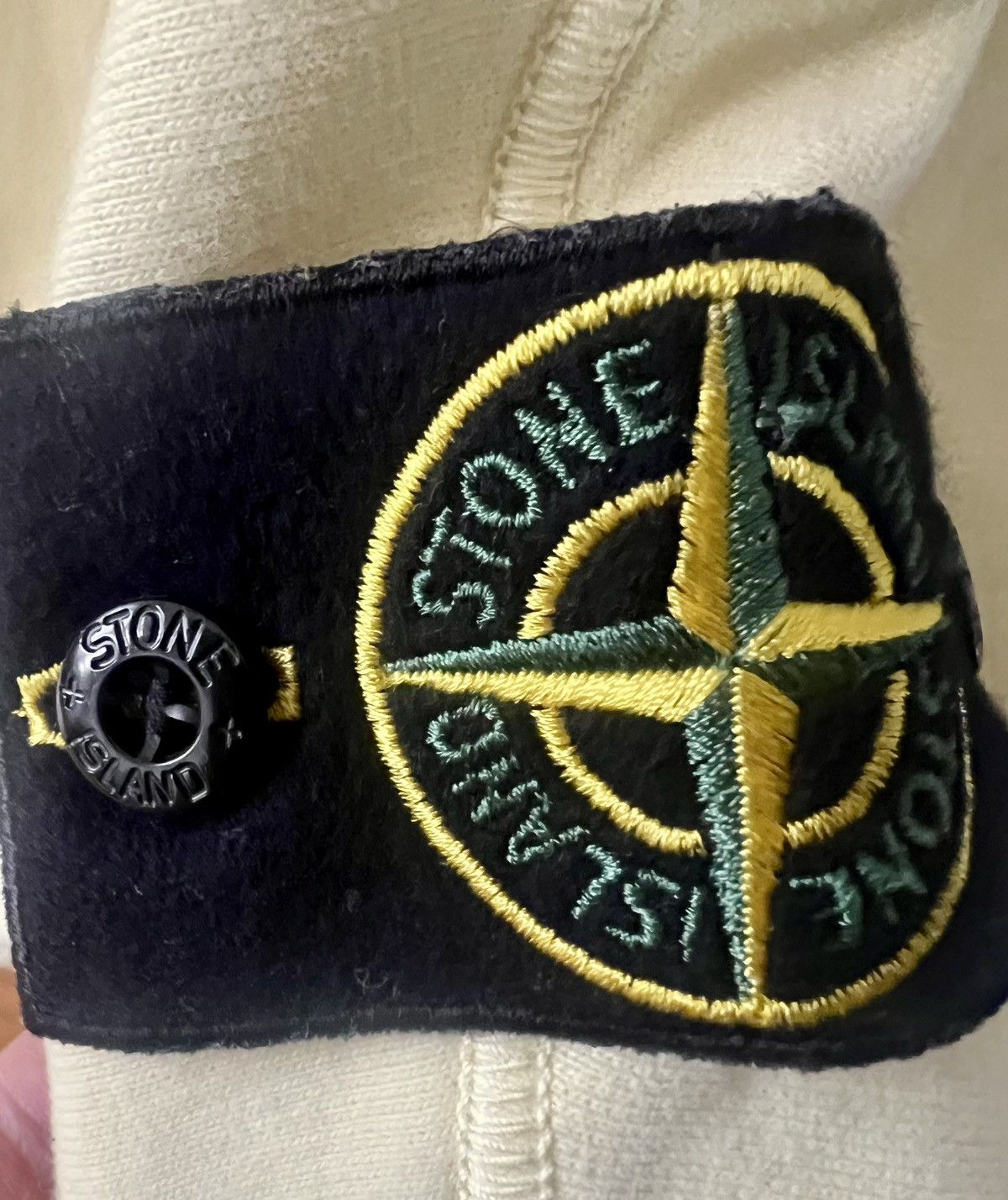 Stone Island Stone Island Crewneck Sweatshirt Ribbed Plaster Men Sz- L Size US L / EU 52-54 / 3 - 4 Thumbnail