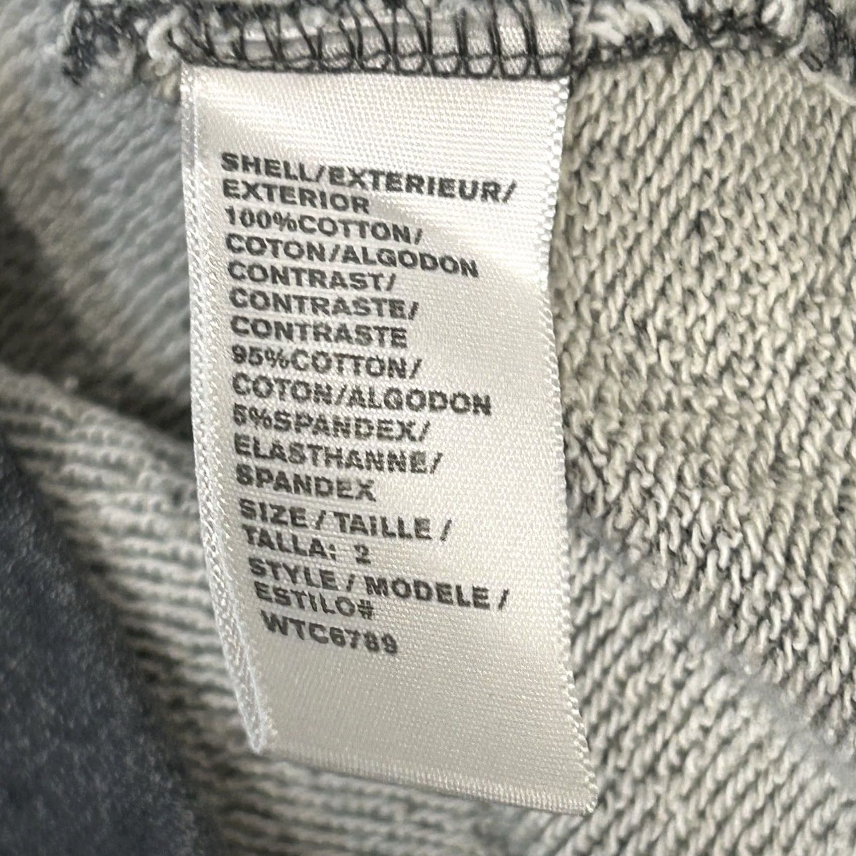 James Perse VINTAGE James Perse Shirt Womens 2 Gray Dolman Sleeve V-Neck Knee Length Sweatshirt Dress Size XS / US 0-2 / IT 36-38 - 5 Thumbnail