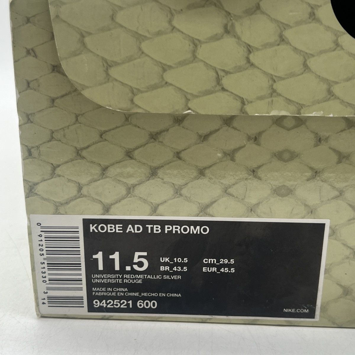 Nike Kobe a.d mid red Size US 11.5 / EU 44-45 - 6 Thumbnail