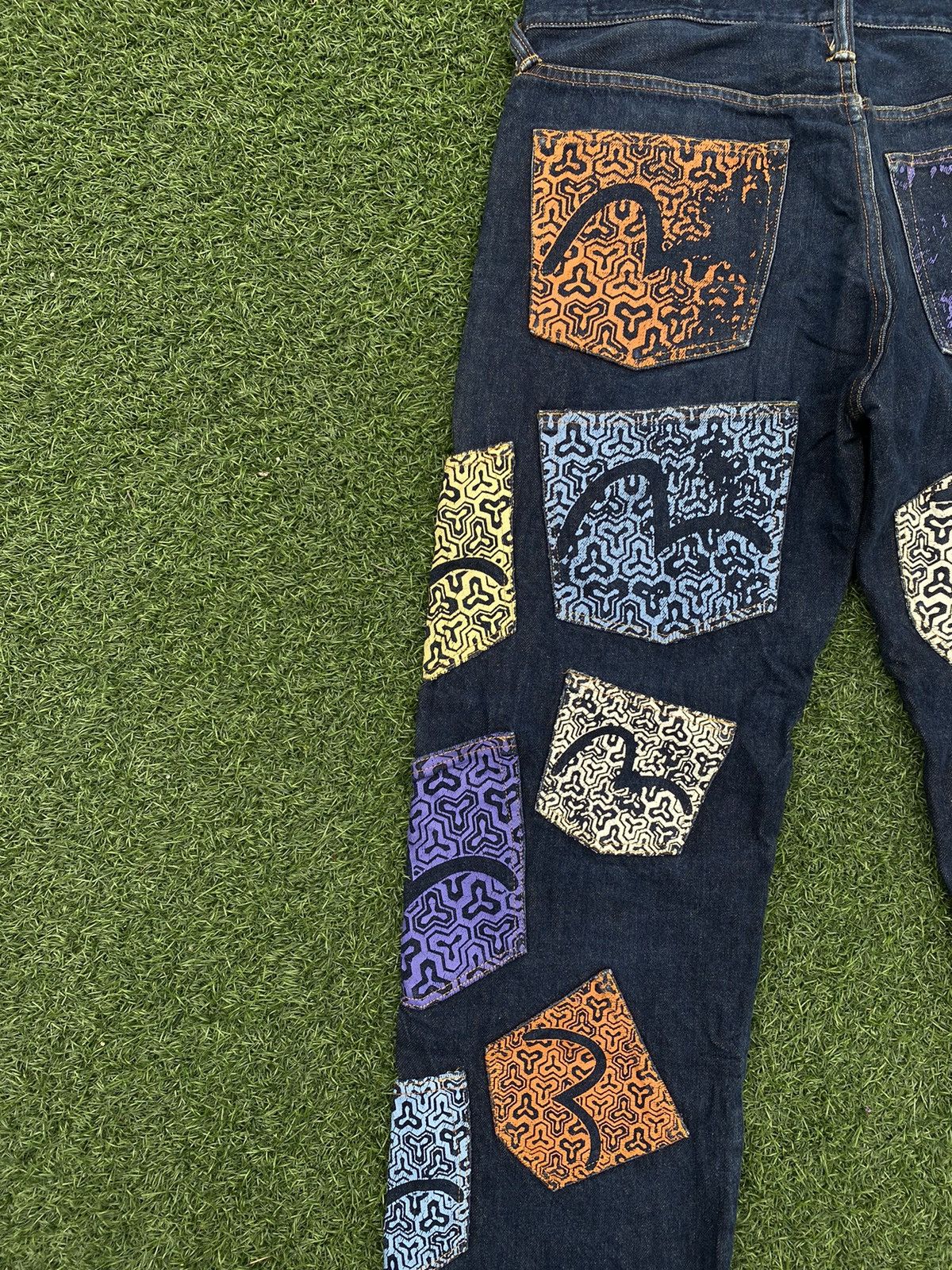 Evisu EVISU JEANS MULTI POCKET RARE OG TRAVIS SCOTT WITH SELVEDGE Size US 32 / EU 48 - 3 Thumbnail