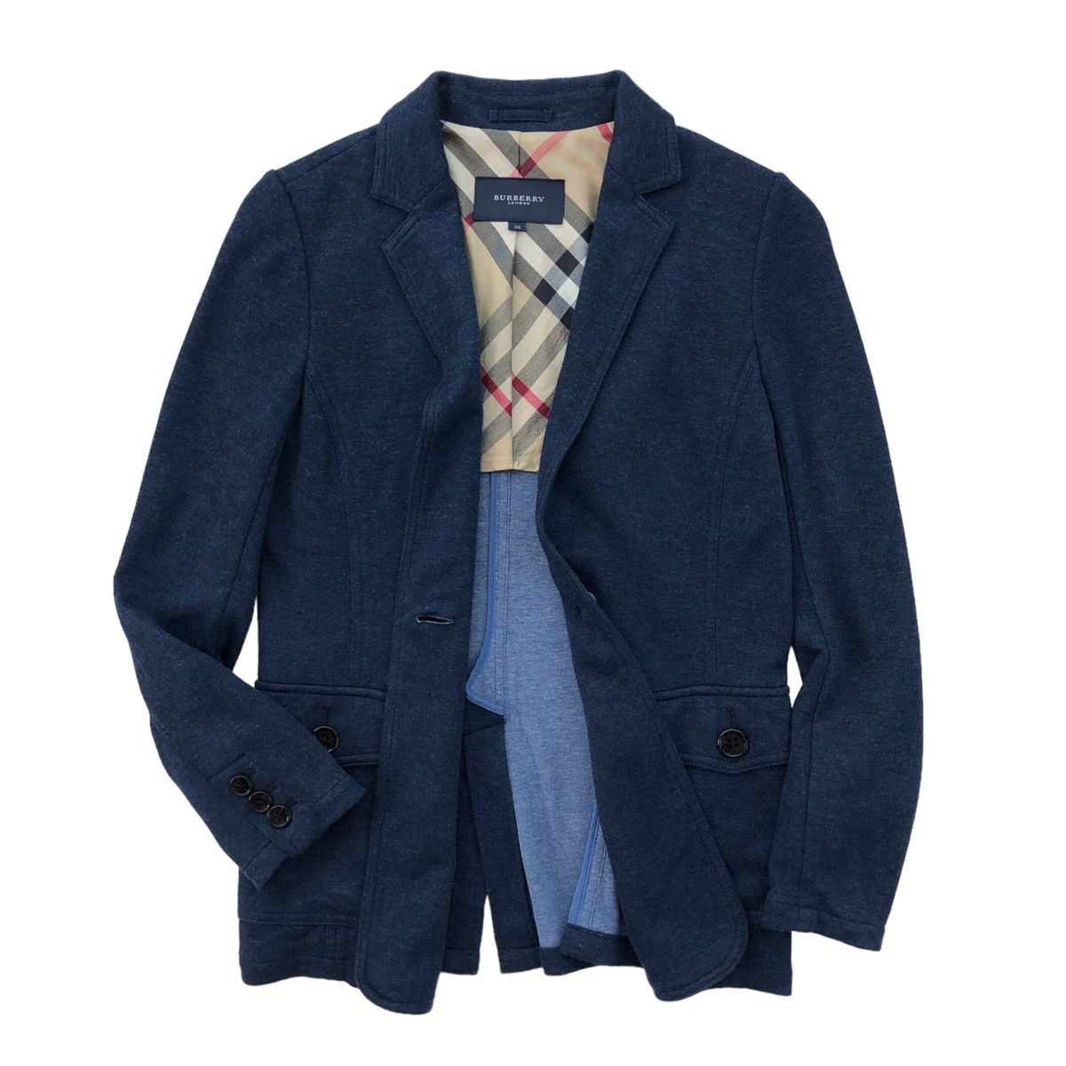 Burberry Burberry London Rayon Stretchable Blazer For Women Size M / US 6-8 / IT 42-44 - 1 Thumbnail