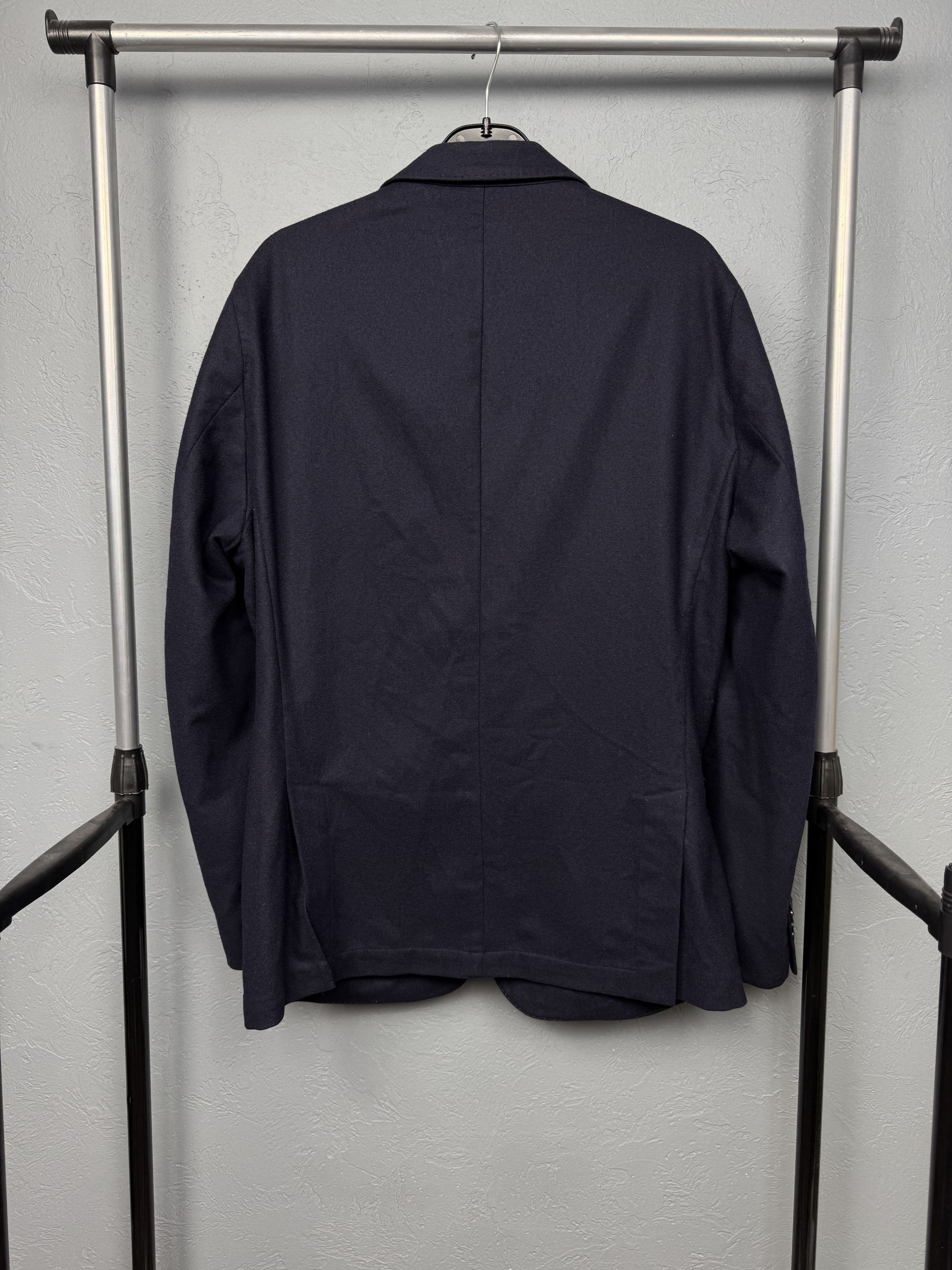 Vitale Barberis Canonico 1913 Vitale Barberis Canonico Unlined Wool Blazer Jacket Size US L / EU 52-54 / 3 - 7 Thumbnail