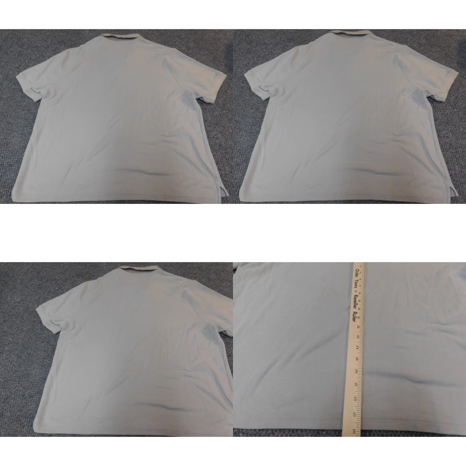 Vintage Saddlebred Polo Shirt Polo Men 2XL Gray Short Sleeve Knit Polyester Button Collared Golf Logo Vintage: No Size US XXL / EU 58 / 5 - 8 Thumbnail