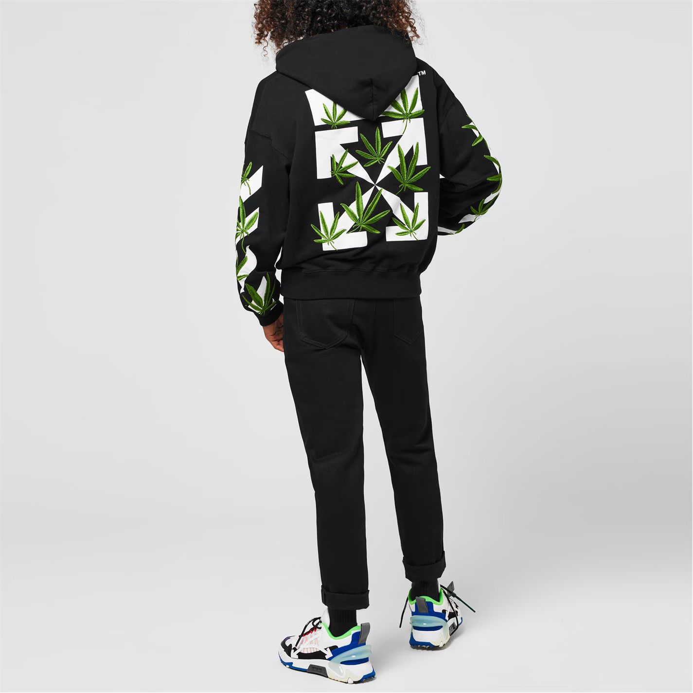 Off-White o1g2r1mq0226 Arrows Over Hoodie In Black Size US XS / EU 42 / 0 - 3 Thumbnail