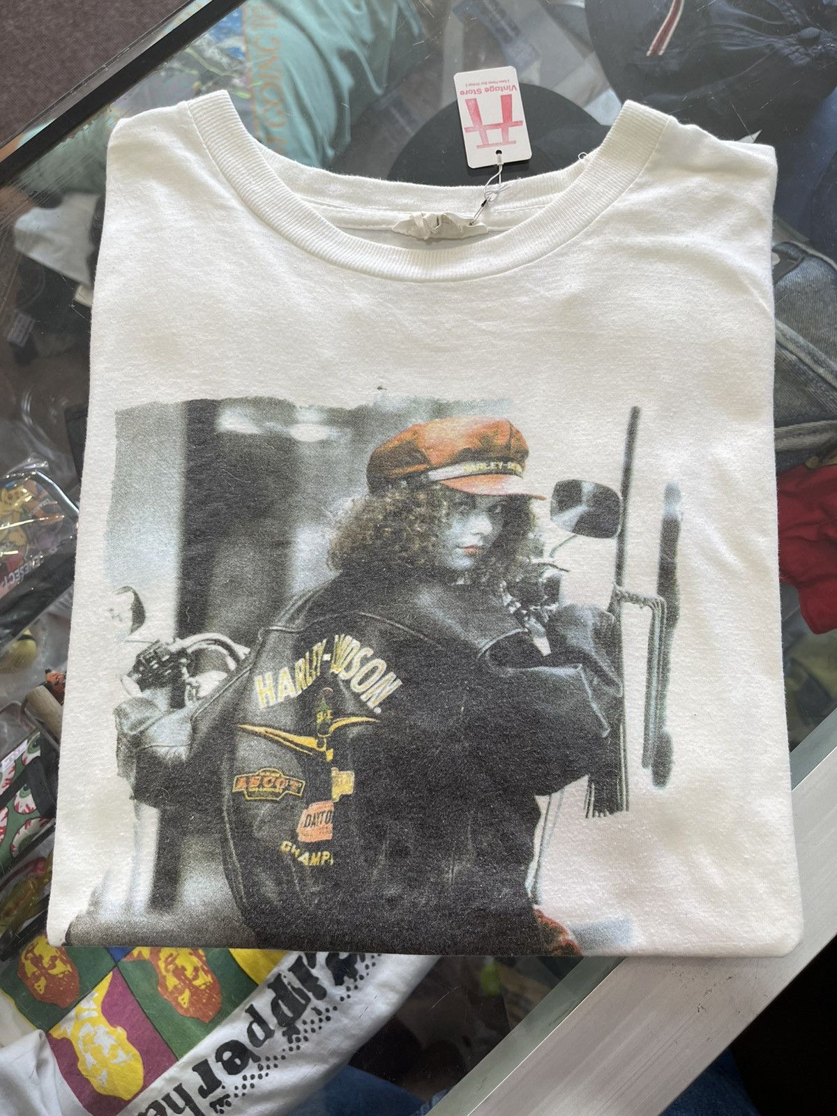 Harley Davidson Vintage Promo Harley Division Model Photo Germany Tees Size US L / EU 52-54 / 3 - 1 Thumbnail
