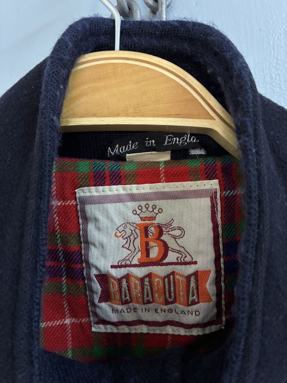 Baracuta Vintage 80s Baracuta Cashmere wool jacket Size US L / EU 52-54 / 3 - 5 Thumbnail