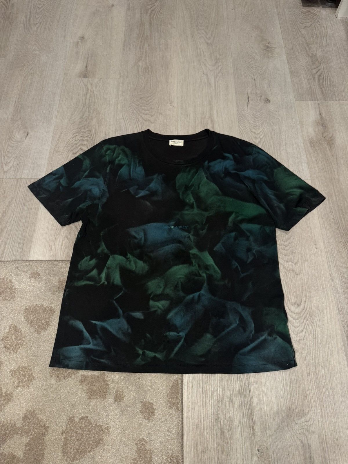 Saint Laurent Paris s/s 2020 tie dye logo tee!! Size US S / EU 44-46 / 1 - 1 Thumbnail