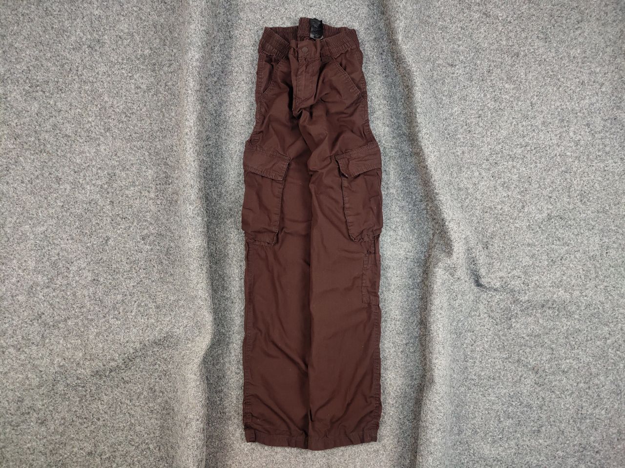 Japanese Brand Vintage Japanese Baggy Brown Cotton Cargo Pants Y2K Style Size US 30 / EU 46 - 1 Thumbnail