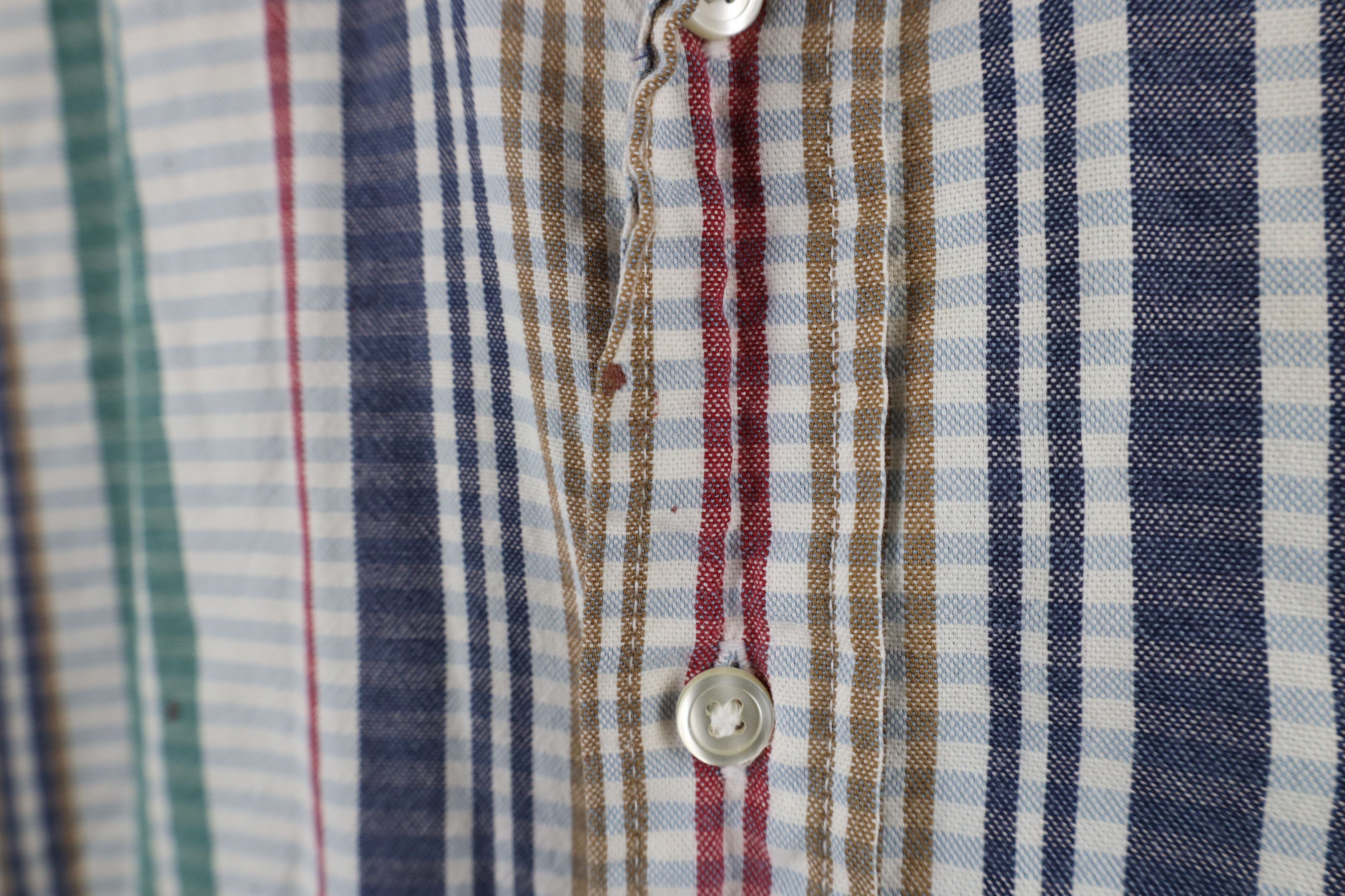 Vintage Vintage 90s Streetwear Rainbow Checkered Button Down Shirt Size US XL / EU 56 / 4 - 5 Thumbnail