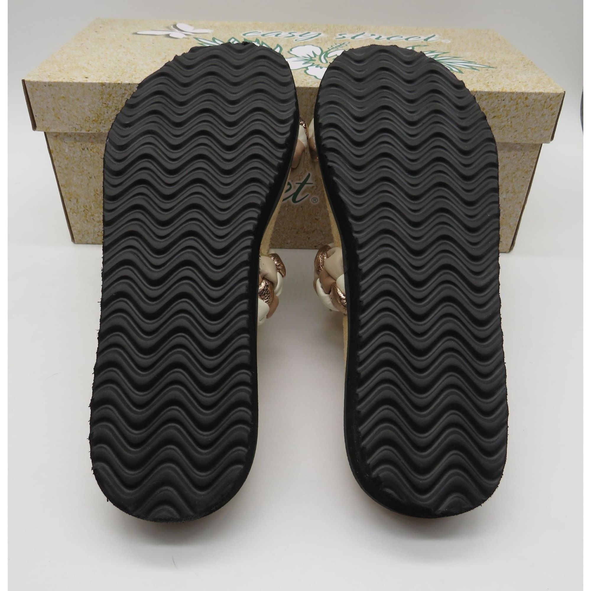 Other Easy Street Susi Womens Natural Woven Slide Sandals Size 6 N Size US 6 / IT 36 - 3 Thumbnail