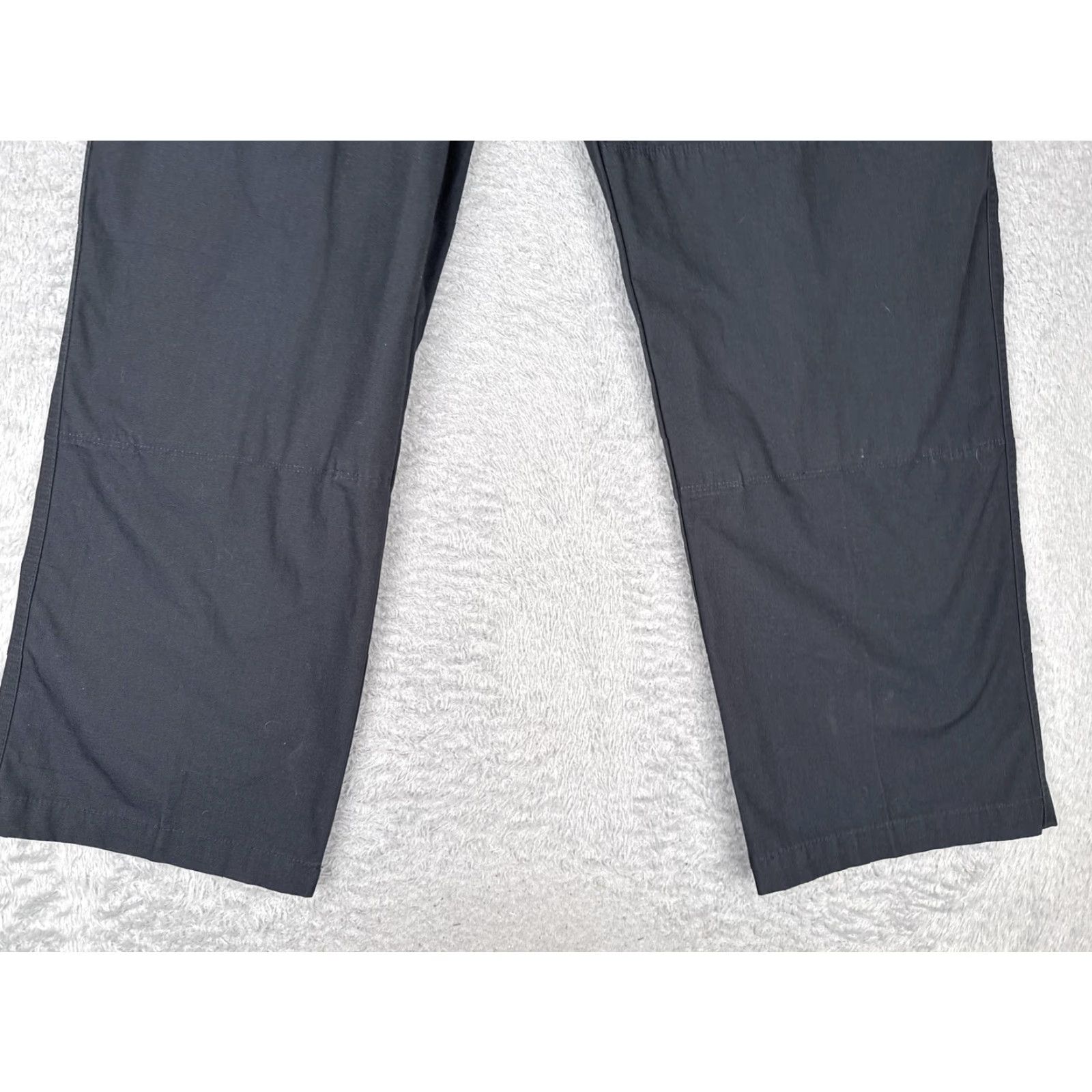 Vintage Galls Pants Womens 14 Black Tactical Cargo Ripstop Workwear Polyester Cotton LEO Size 36" / US 14 / IT 50 - 2 Thumbnail