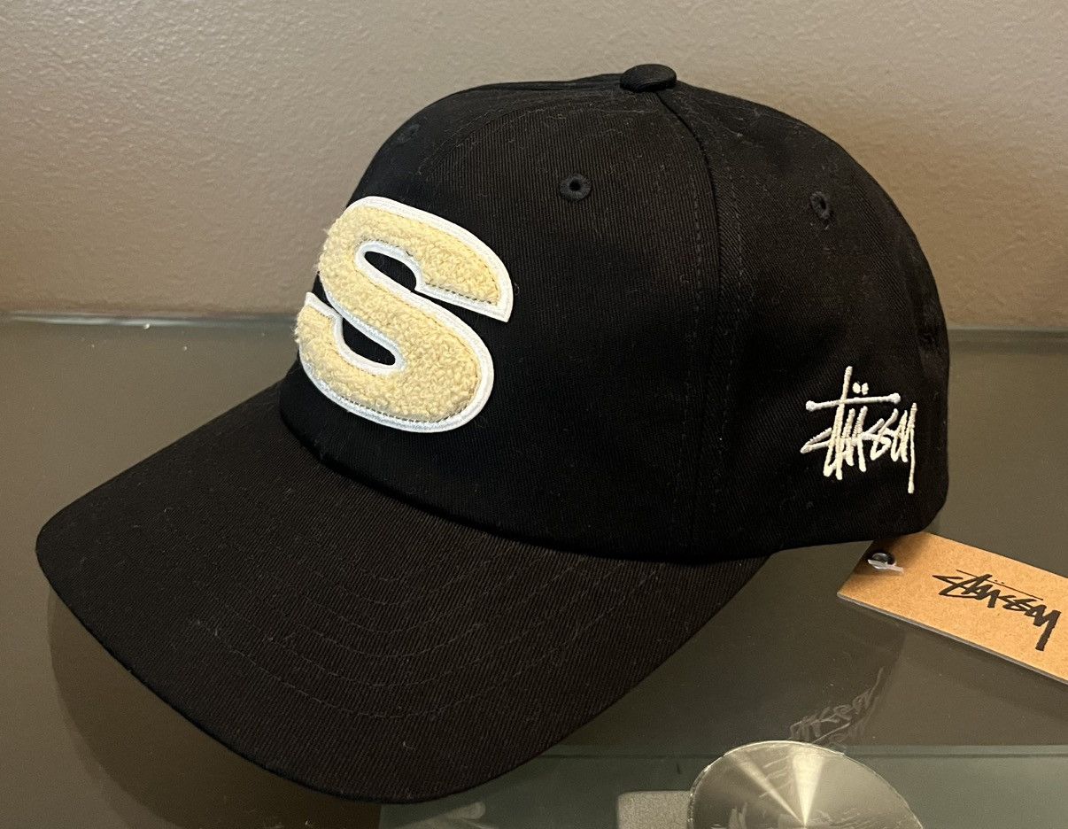 Stussy Stussy Chenille S Low Pro Brown Snapback Cap Hat Travis