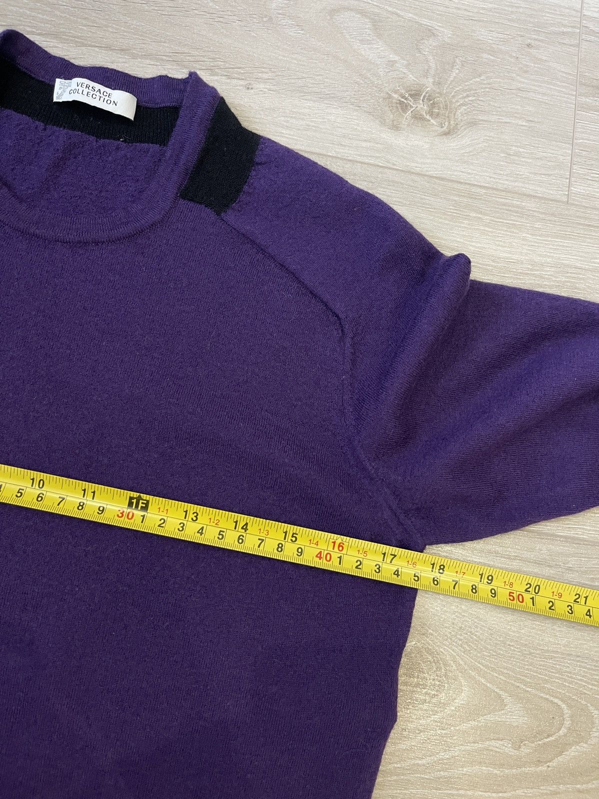 Versace Gianni Versace sweater woman purple knit wool rare Size M / US 6-8 / IT 42-44 - 11 Thumbnail