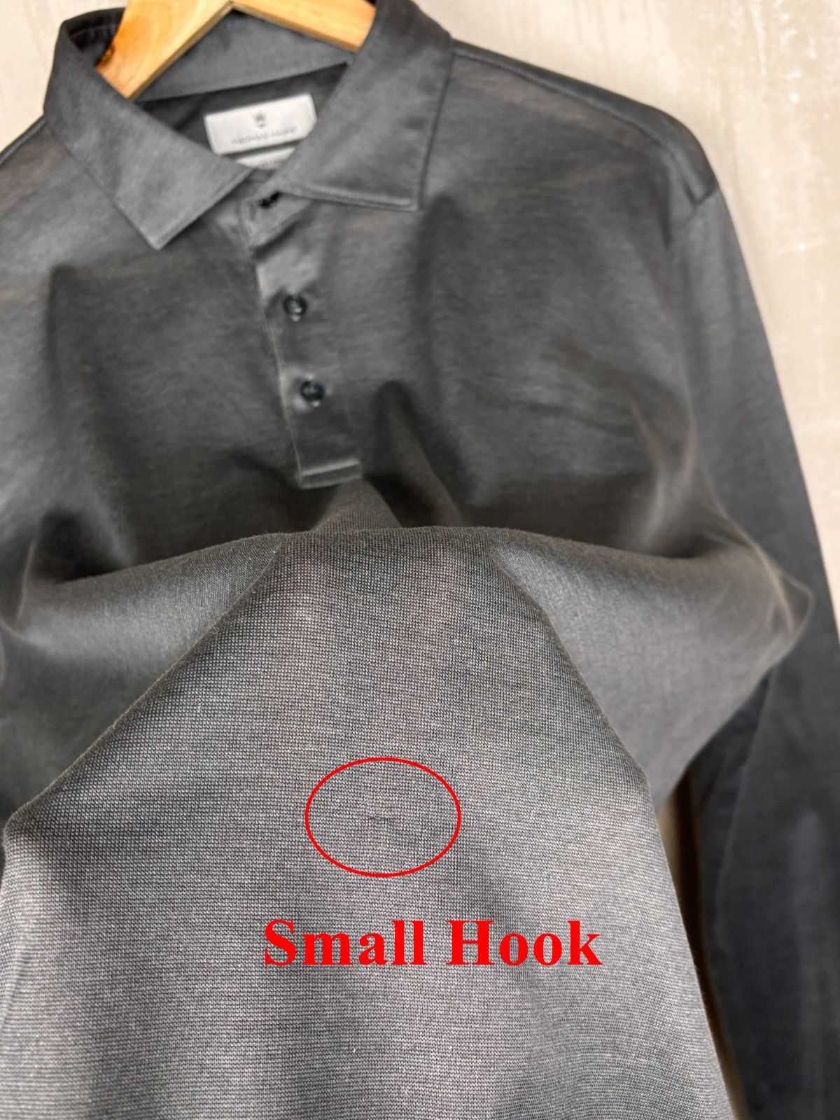 Other Thomas Maine Knitted Cotton Polo Collar Shirt Size US XL / EU 56 / 4 - 10 Thumbnail