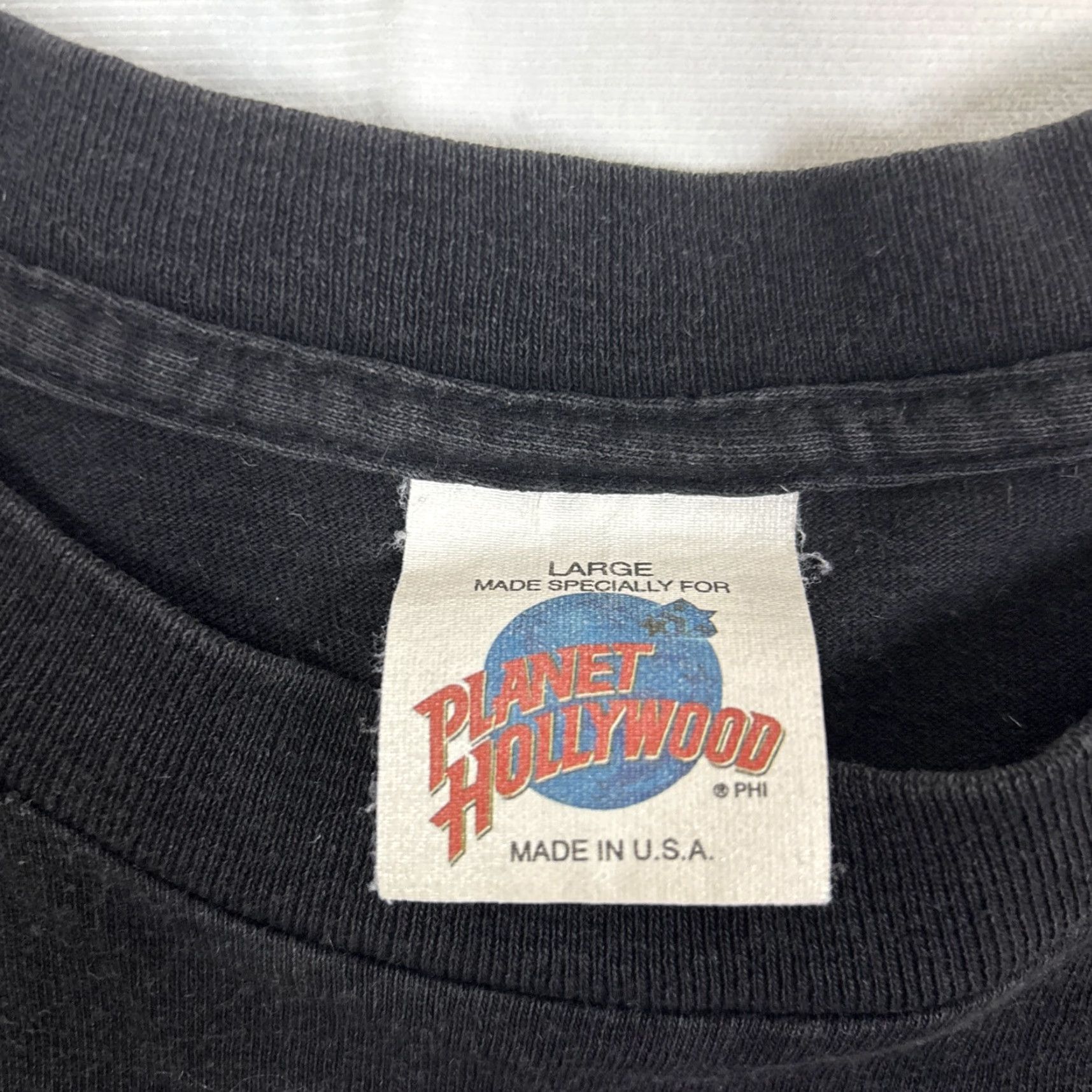 Planet Hollywood VINTAGE Planet Hollywood T Shirt Men’s Large Black Phoenix Arizona Short Sleeve Graphic Tee Mens 1990s Size US L / EU 52-54 / 3 - 3 Thumbnail