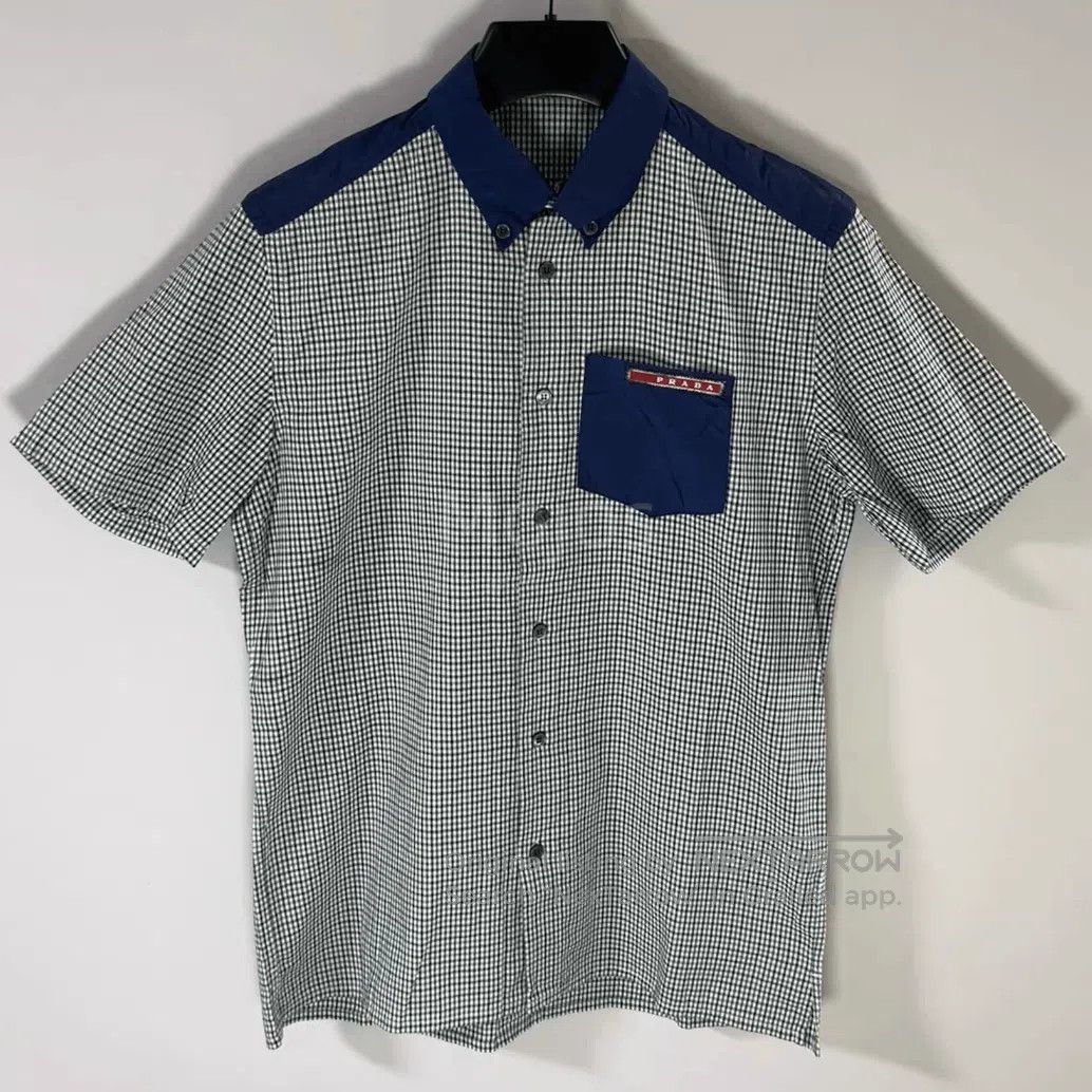 Prada Sz 39 Prada Plaid Joint Red Label Shirt. Size US M / EU 48-50 / 2 - 1 Thumbnail