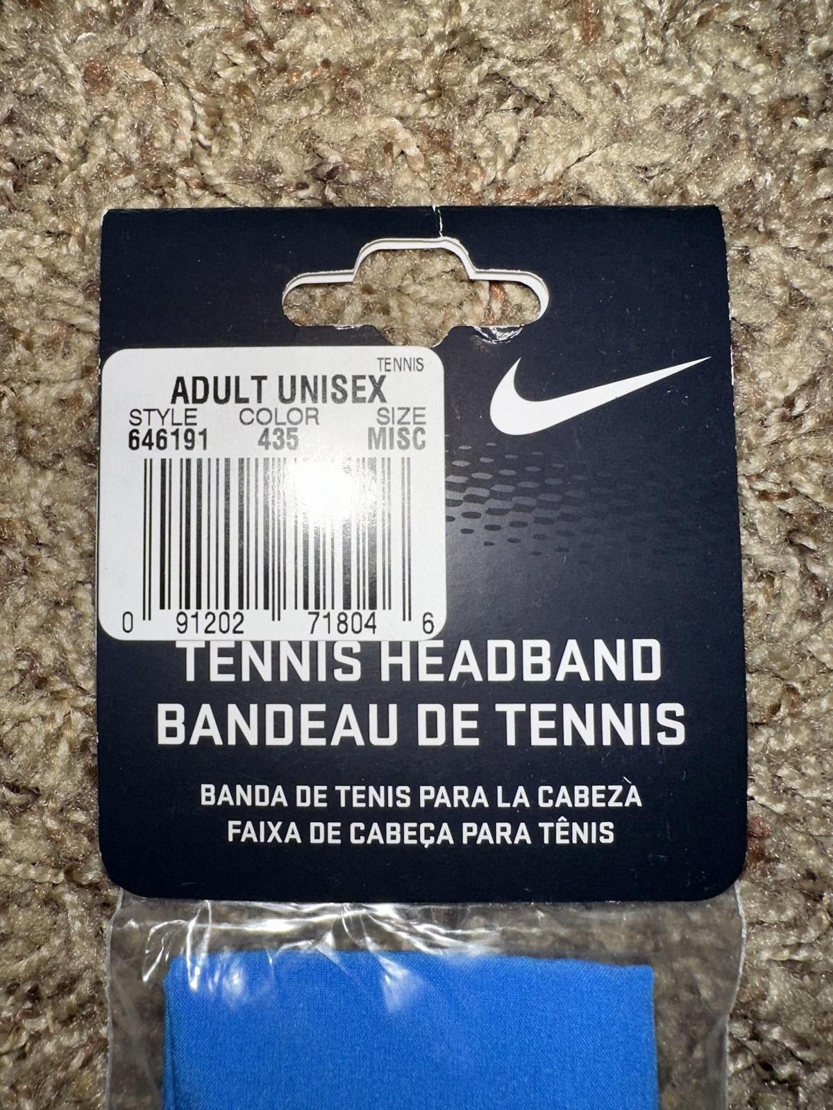 Nike Nike Adult Unisex Rafa Nadal Tennis Head Tie Bandanna Size ONE SIZE - 4 Thumbnail