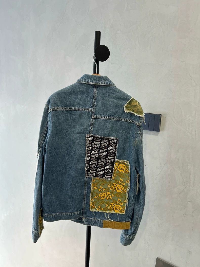 Loewe LOEWE Glitter graffiti painted denim jacket Size M / US 6-8 / IT 42-44 - 2 Thumbnail