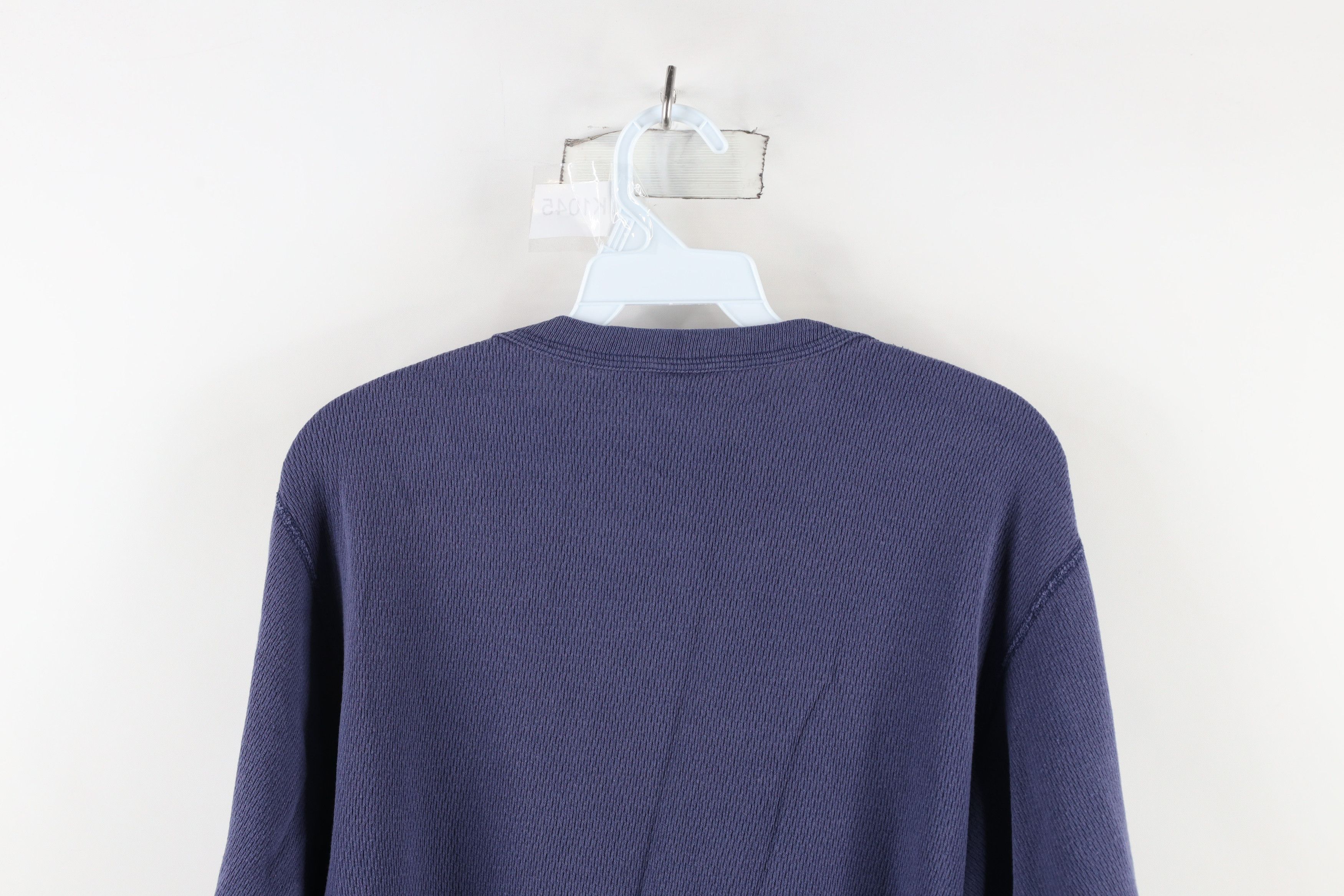 Vintage Vintage 70s Streetwear Waffle Knit Long Sleeve T-Shirt USA Size US XL / EU 56 / 4 - 8 Thumbnail