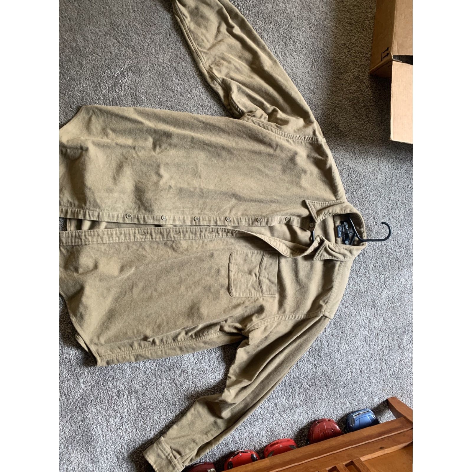 Ralph Lauren VINTAGE Ralph Lauren Polo Jacket Mens L Brown 100% Cotton Khaki/light brown Zipper RN 41381 Size US L / EU 52-54 / 3 - 2 Thumbnail