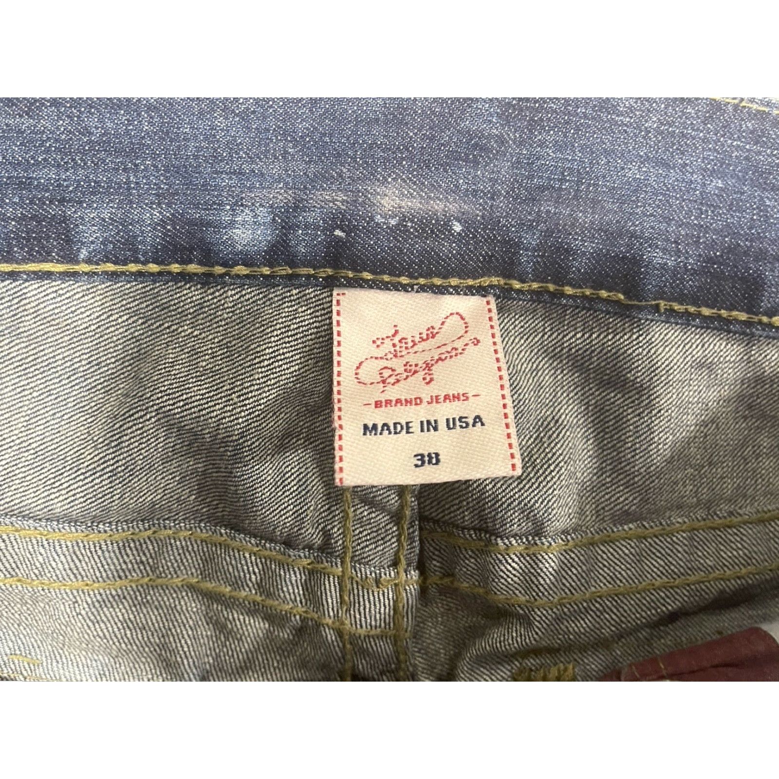 True Religion VINTAGE True Religion Jeans Men 38x34 Denim Bootcut USA Flap Pockets 90s Size US 38 / EU 54 - 3 Thumbnail