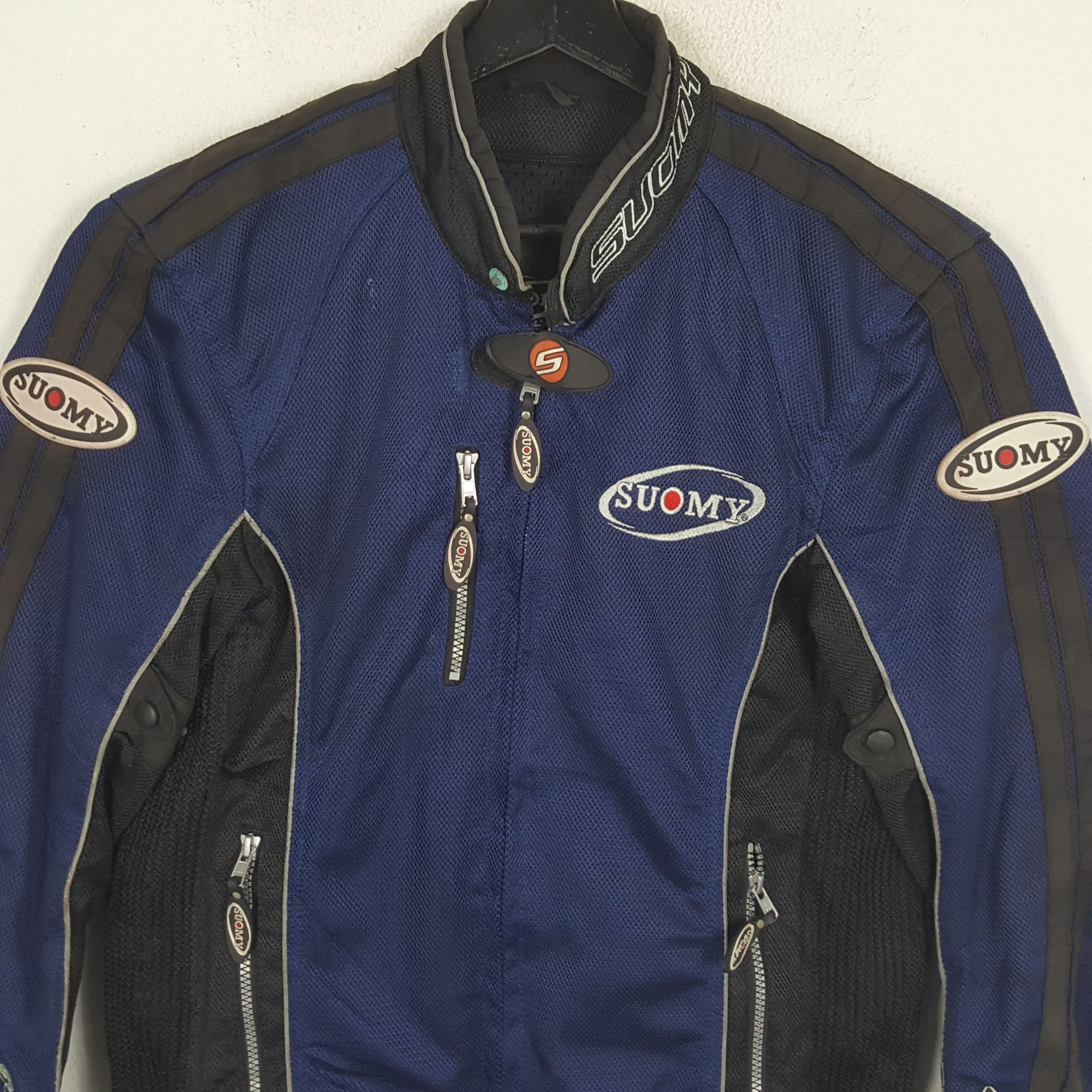 Vintage SOUMY Motorcycle Biker Rider Jacket Size US M / EU 48-50 / 2 - 2 Thumbnail