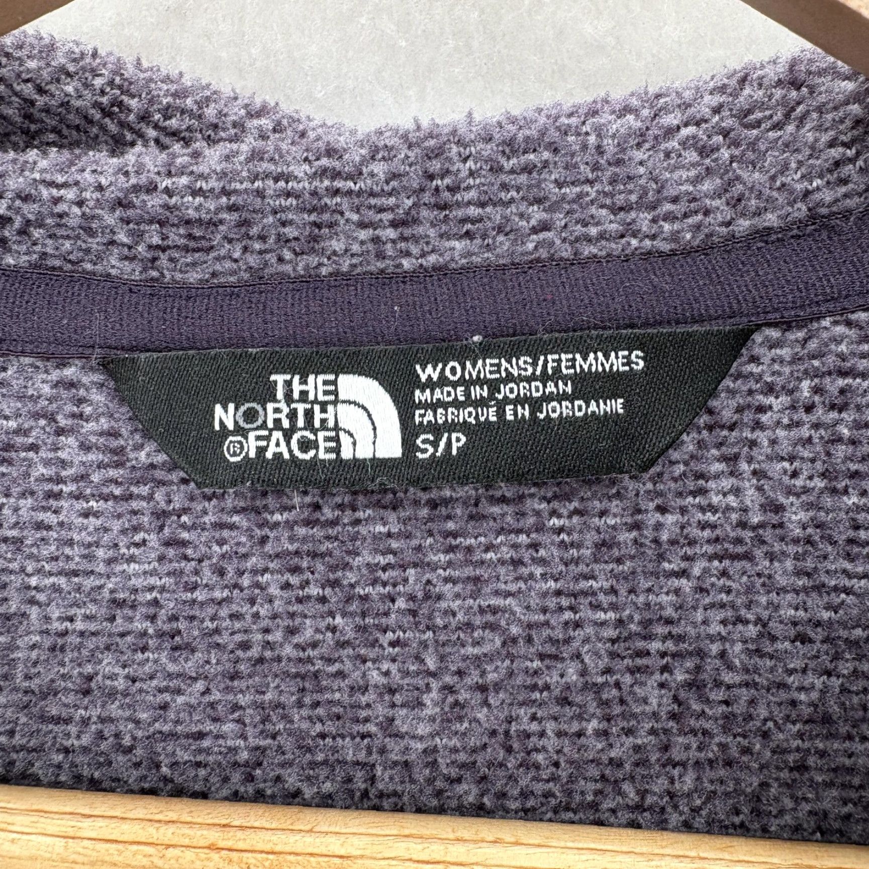 The North Face The North Face Jacket Womens Small Gray Striped Fleece Hooded Full Zip Casual Travel Size S / US 4 / IT 40 - 3 Thumbnail