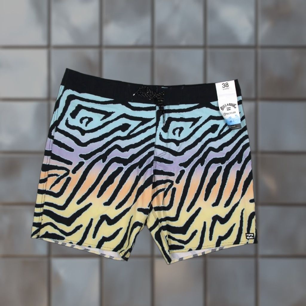 Billabong Billabong Board Shorts Mens 38 Blue Recycler Sundays Pro 9" Zebra Surf Beach Size US 38 / EU 54 - 1 Thumbnail