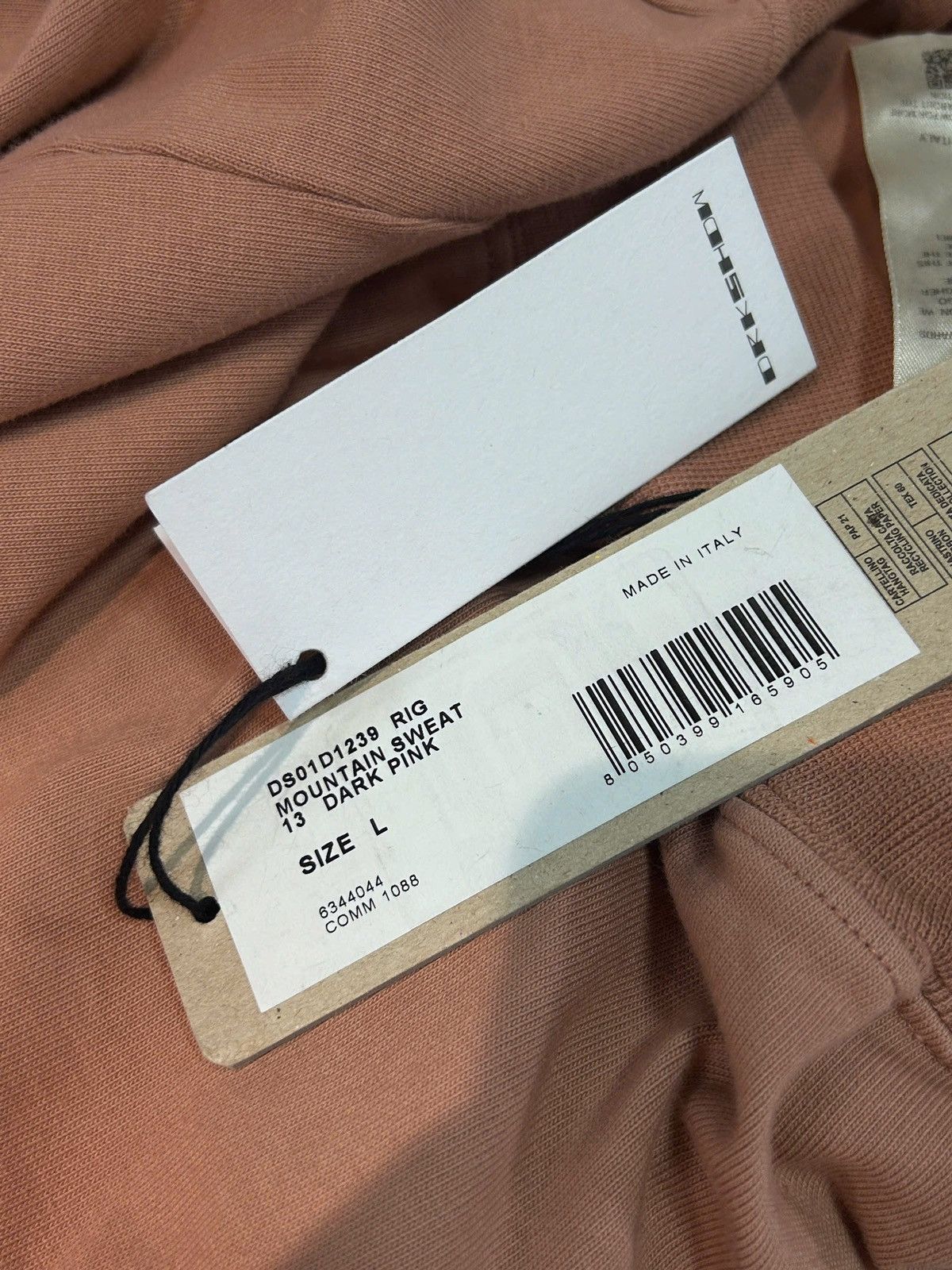 Rick Owens Drkshdw Rick Owens DRKSHDW Mountain sweat jacket Size L / US 10 / IT 46 - 3 Thumbnail