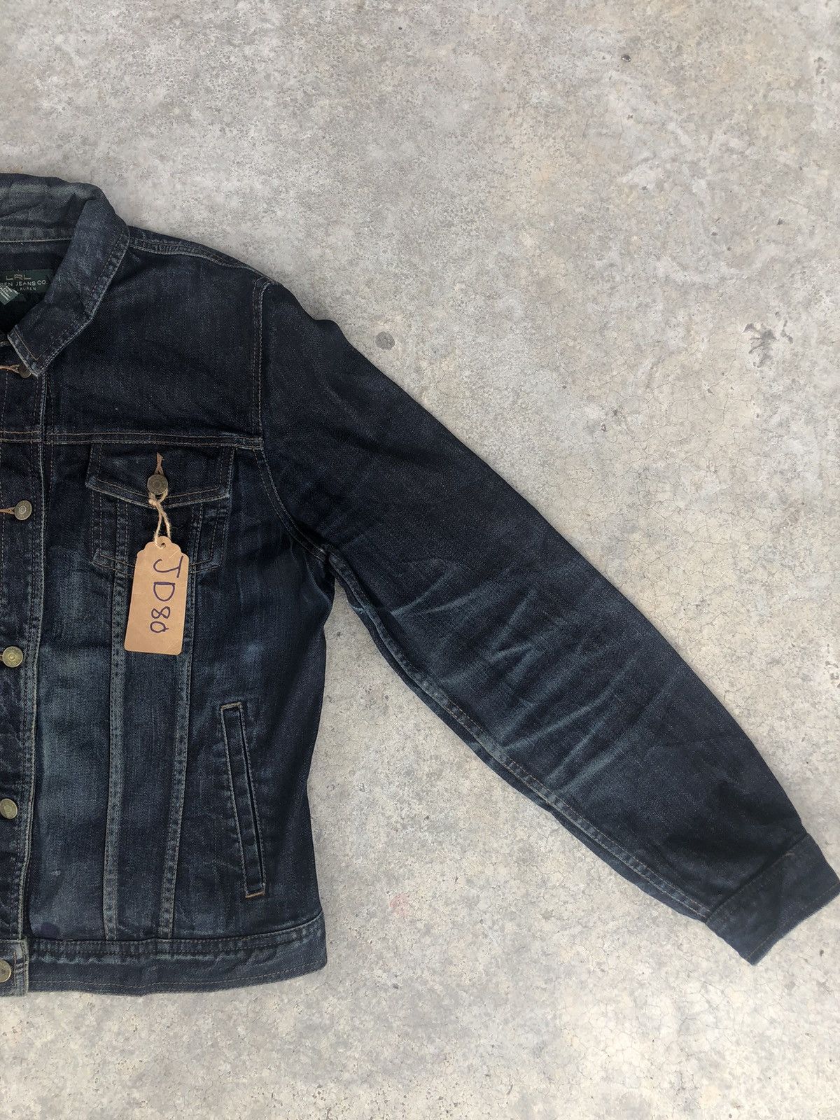 Lauren Ralph Lauren Ralph Lauren Denim Jacket Distressed Denim Size US L / EU 52-54 / 3 - 5 Thumbnail