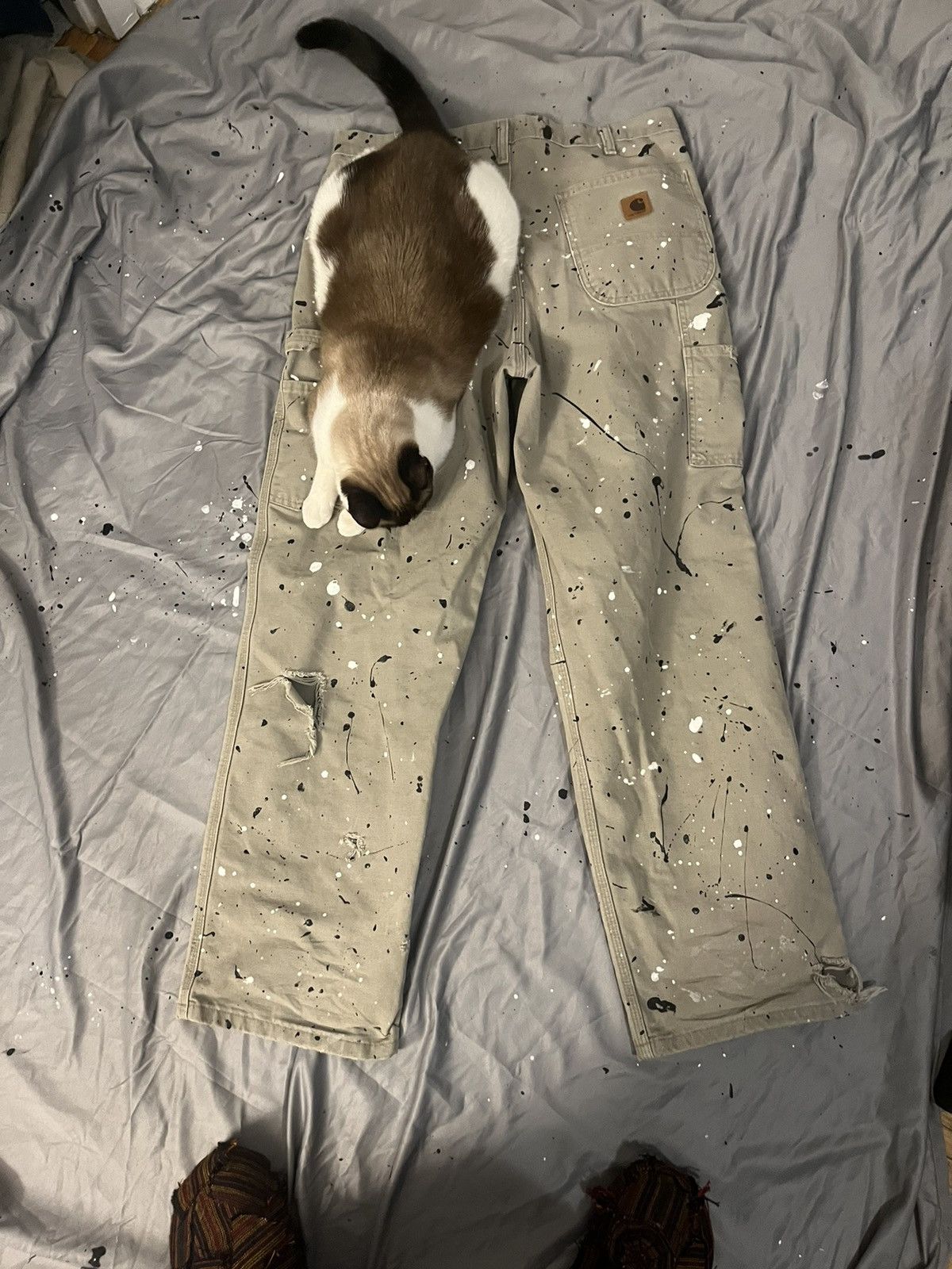 Carhartt × Vintage Rare carhartt work pants(35/31) Size US 35 - 11 Thumbnail