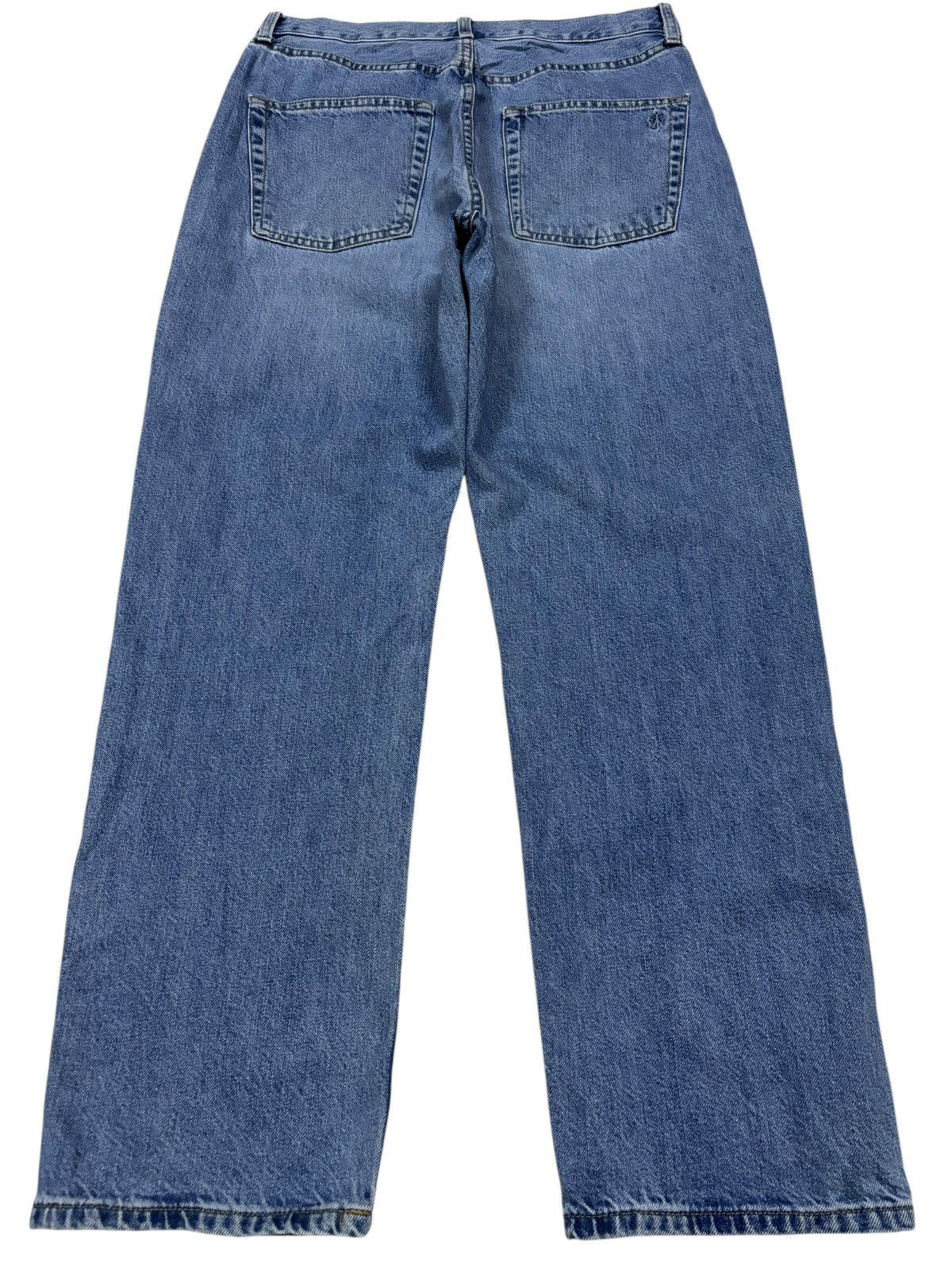 JW Anderson × Japanese Brand × Kaihara Denim Vintage J.W. Andersons X Uniqlo Blue Washed Jeans Size US 30 / EU 46 - 2 Thumbnail