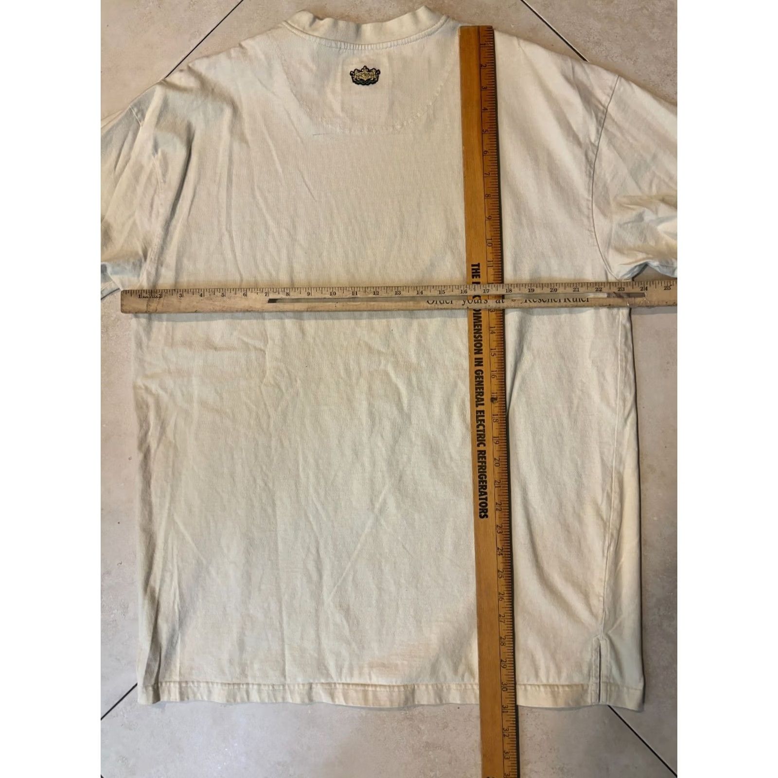 Akademiks VINTAGE Akademiks Tee T-Shirt Crew Neck S/S Men's XL Beige 1366 Graphic Print Music Logo T-Shirt Mens Size US XL / EU 56 / 4 - 6 Thumbnail