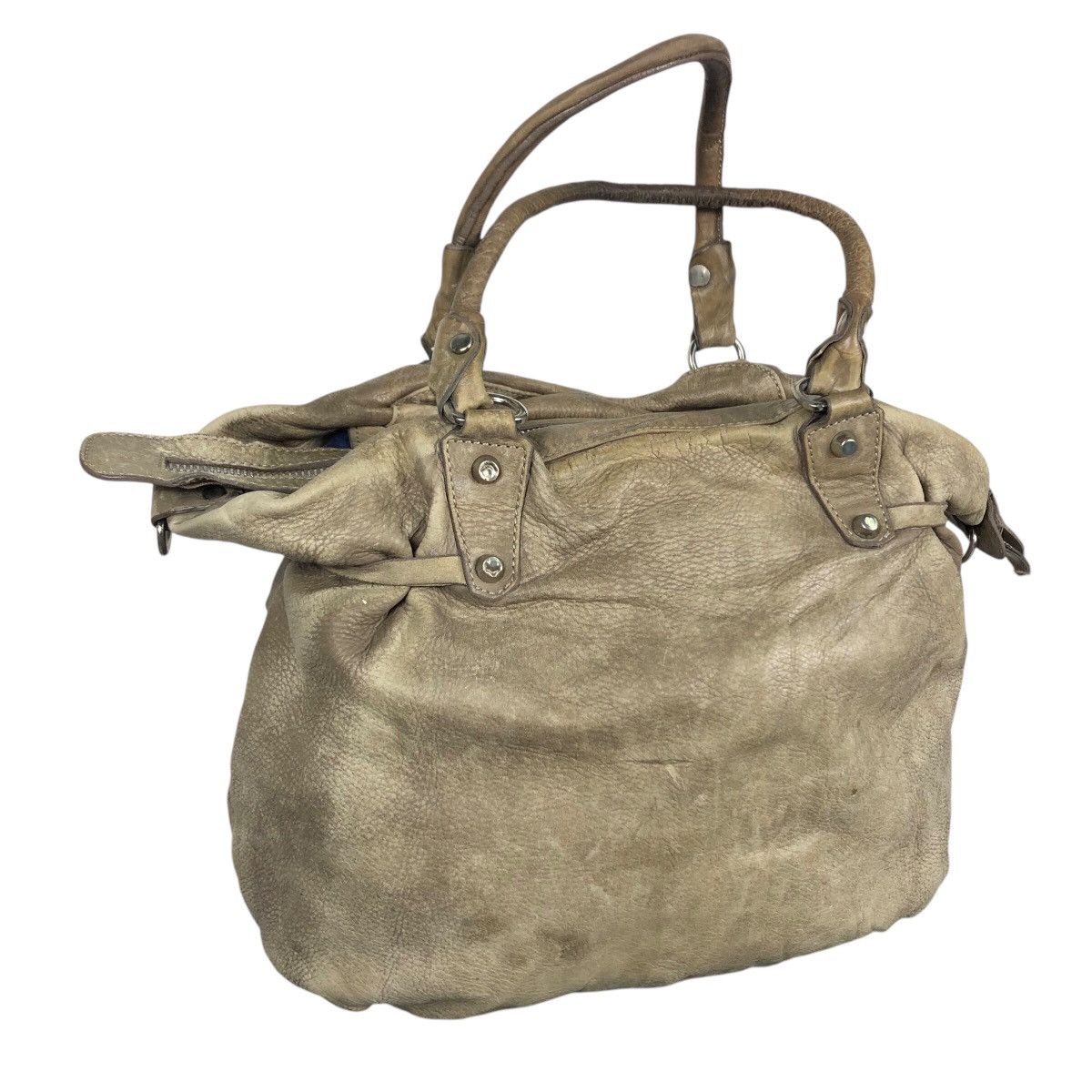 Vintage 📌Vintage Genuine Leather Bag Carol J Designer Gianni Notaro Size ONE SIZE - 7 Thumbnail