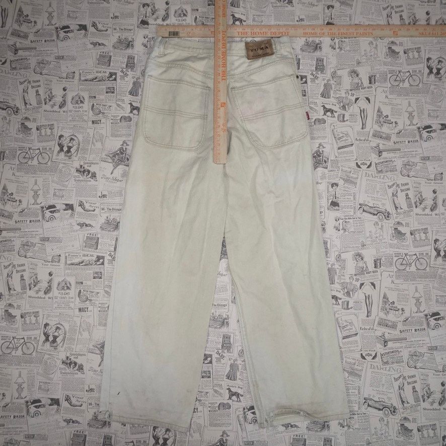 Vintage 32 - Vintage Y2K Yuma USA carpenter heavy faded 2000s pants Size US 32 / EU 48 - 4 Thumbnail