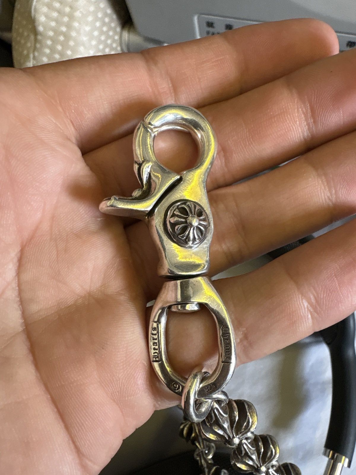 Chrome Hearts chrome hearts ch plus walletchain long double clip Size ONE SIZE - 6 Thumbnail
