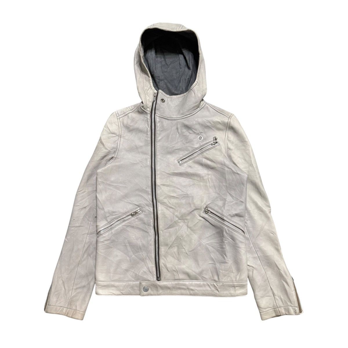 Hysteric Glamour Hysteric Glamour Hooded Leather Jacket Size S / US 4 / IT 40 - 1 Thumbnail