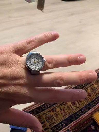 Japanese Brand Avant garde fashion watch ring retro punk hip hop Size ONE SIZE - 2 Thumbnail