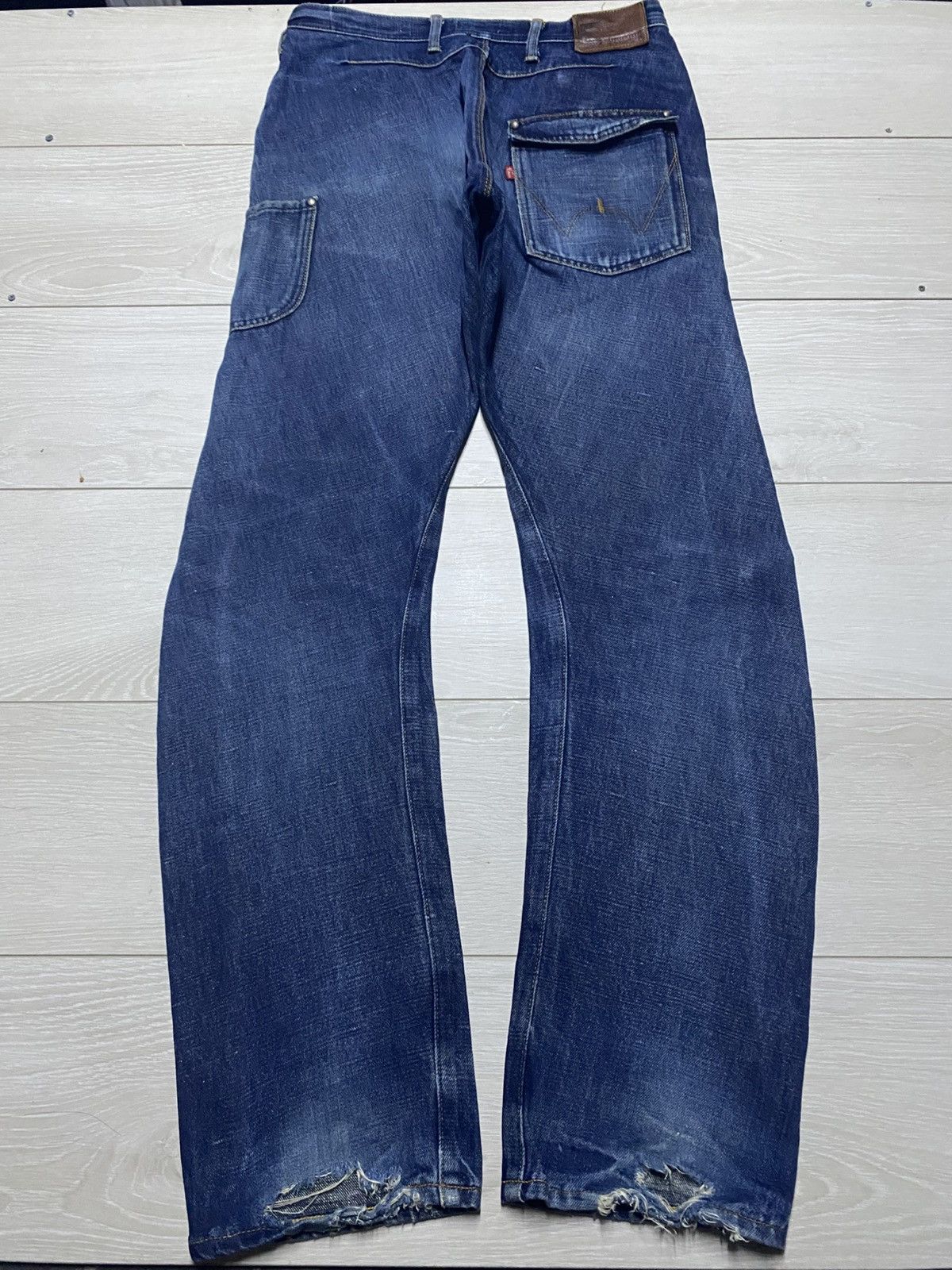 Edwin Vintage Edwin E Function Twist Leg Loose Jeans Size US 31 - 2 Thumbnail