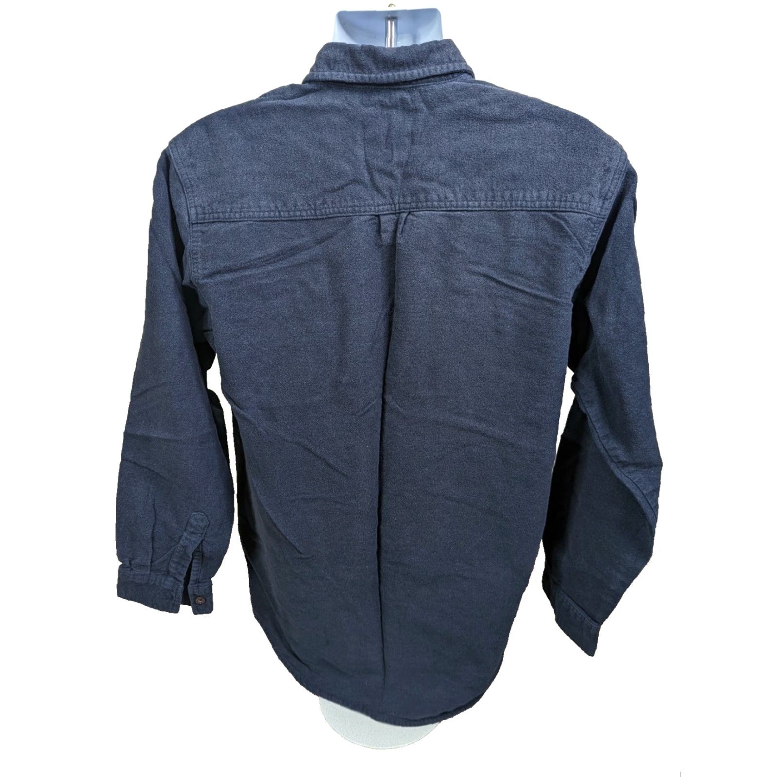 Vintage VINTAGE Moose Creek Blue Chamois Flannel Shirt Heavy Cotton Men MT Medium Tall L T3F Size US M / EU 48-50 / 2 - 3 Thumbnail